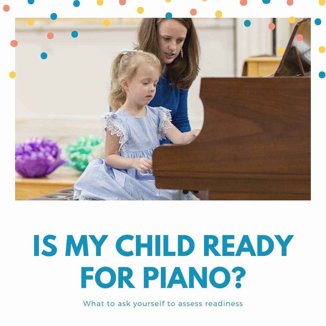 We're often asked what age a child can start piano lessons. We happily accept beginners as young as 4 for private lessons, and as young as 3 for group classes. Check out our latest blog post for more info about how to decide when your child is ready 