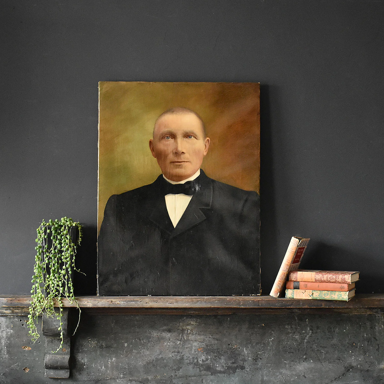 Early 20th Century French Portrait of a Bond Villain? 