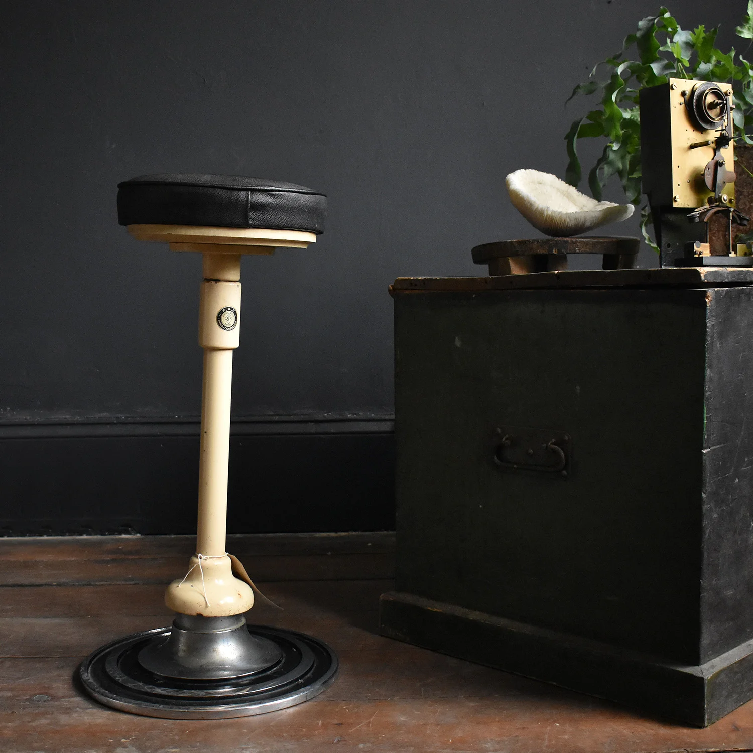 French Sprung Dentist Stool 
