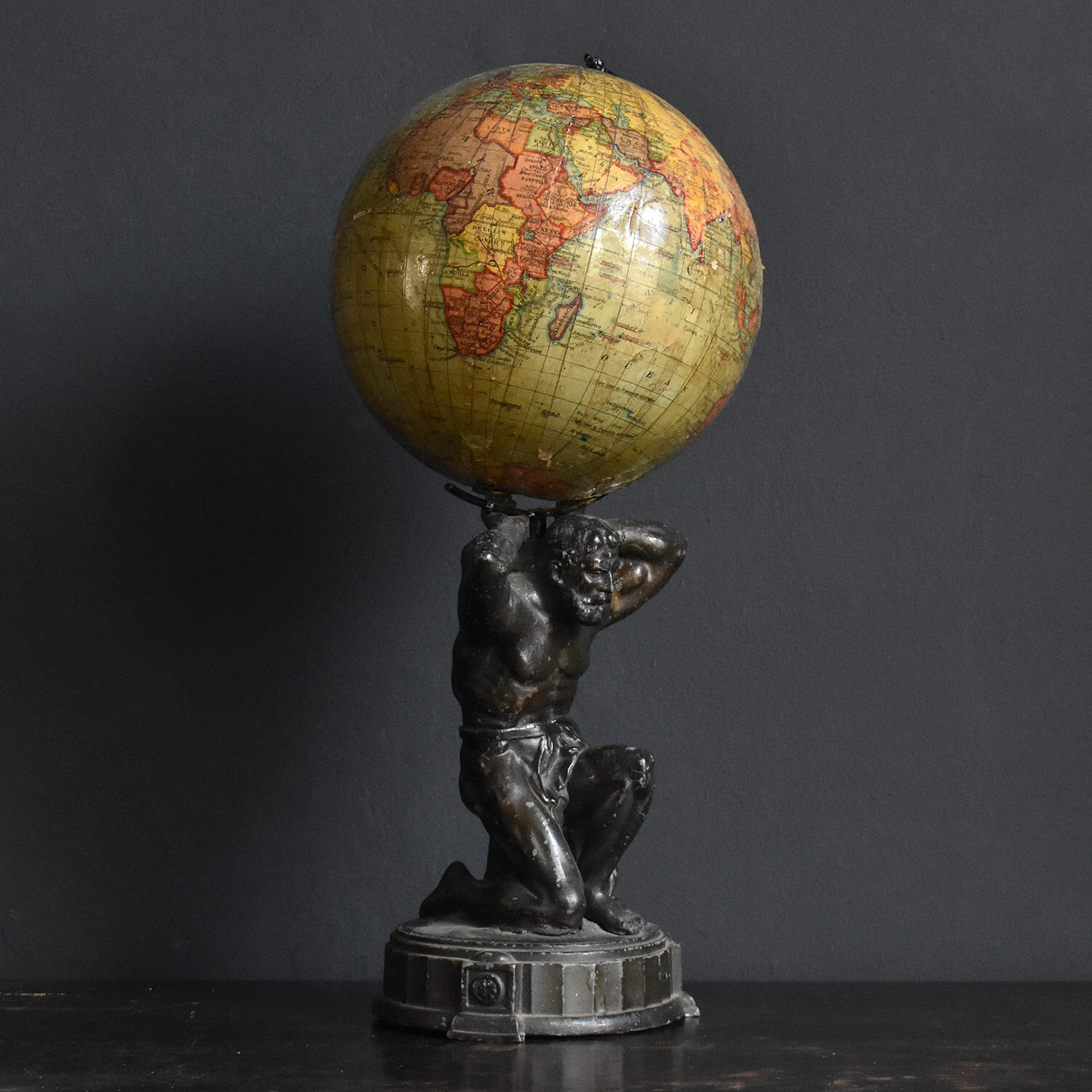Statue of Atlas Holding Up a Terrestrial Globe, 1930s