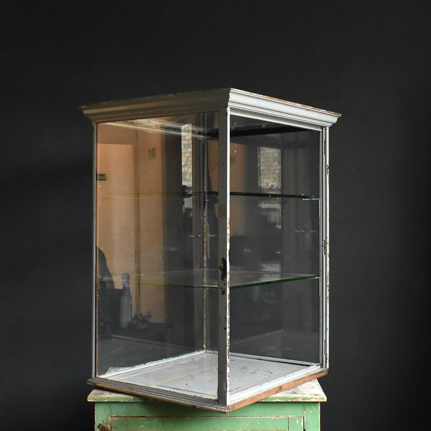 Victorian Glass Shop Display Cabinet