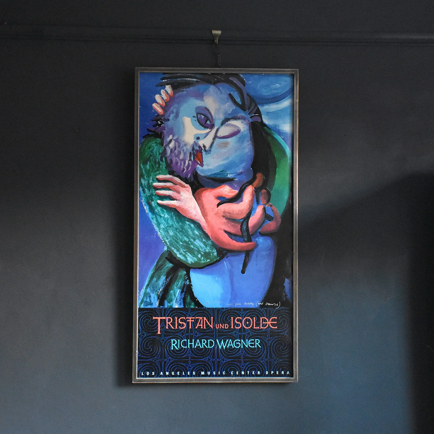 Signed David Hockney Opera Poster, 1980s