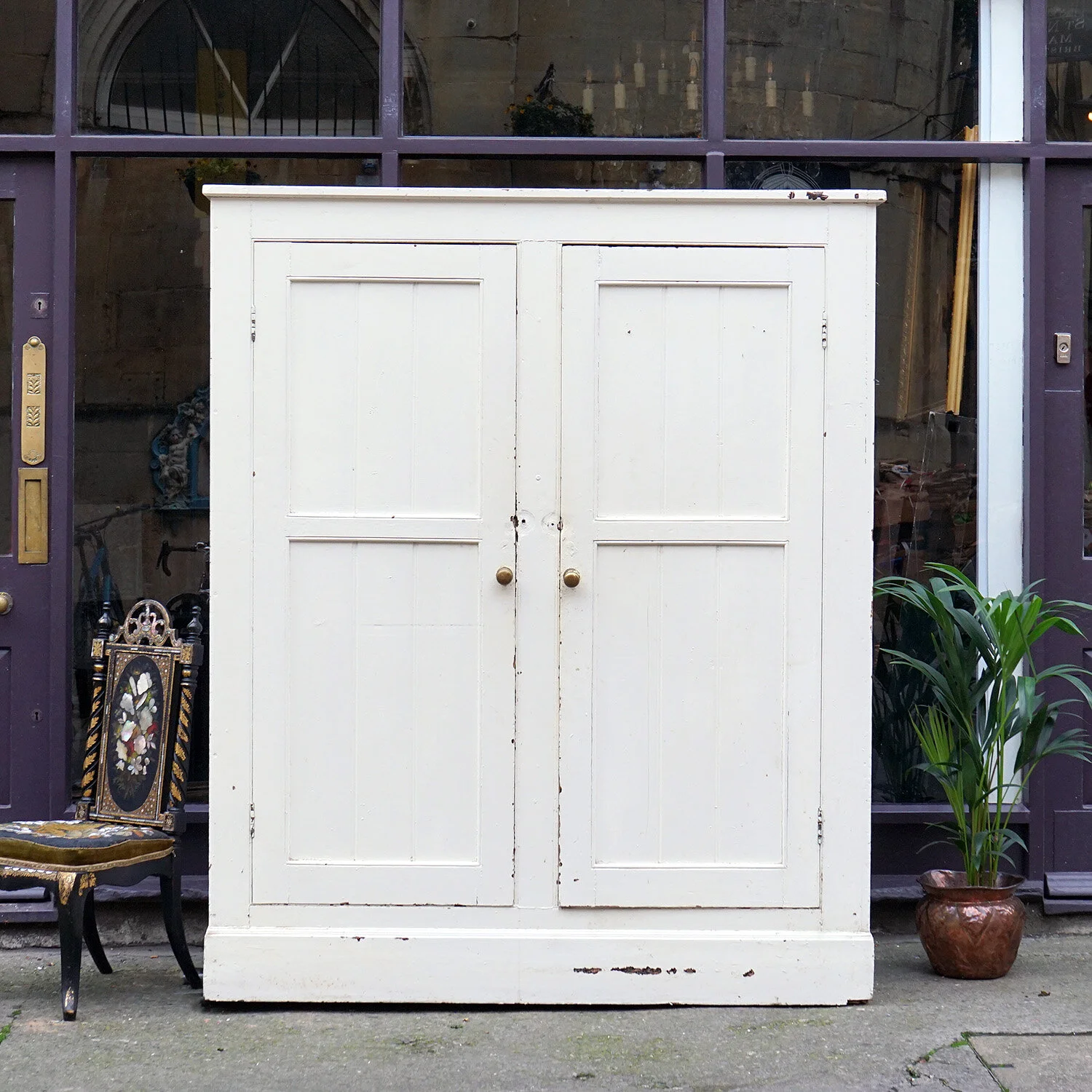 Extremely Large Victorian Housekeepers Cupboard 