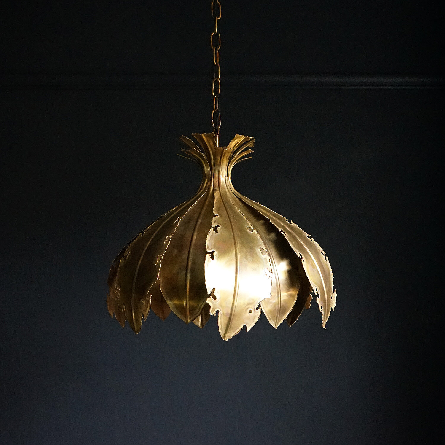 Brutalist Pendant Light by Svend Aage Holm Sørensen, 1960s