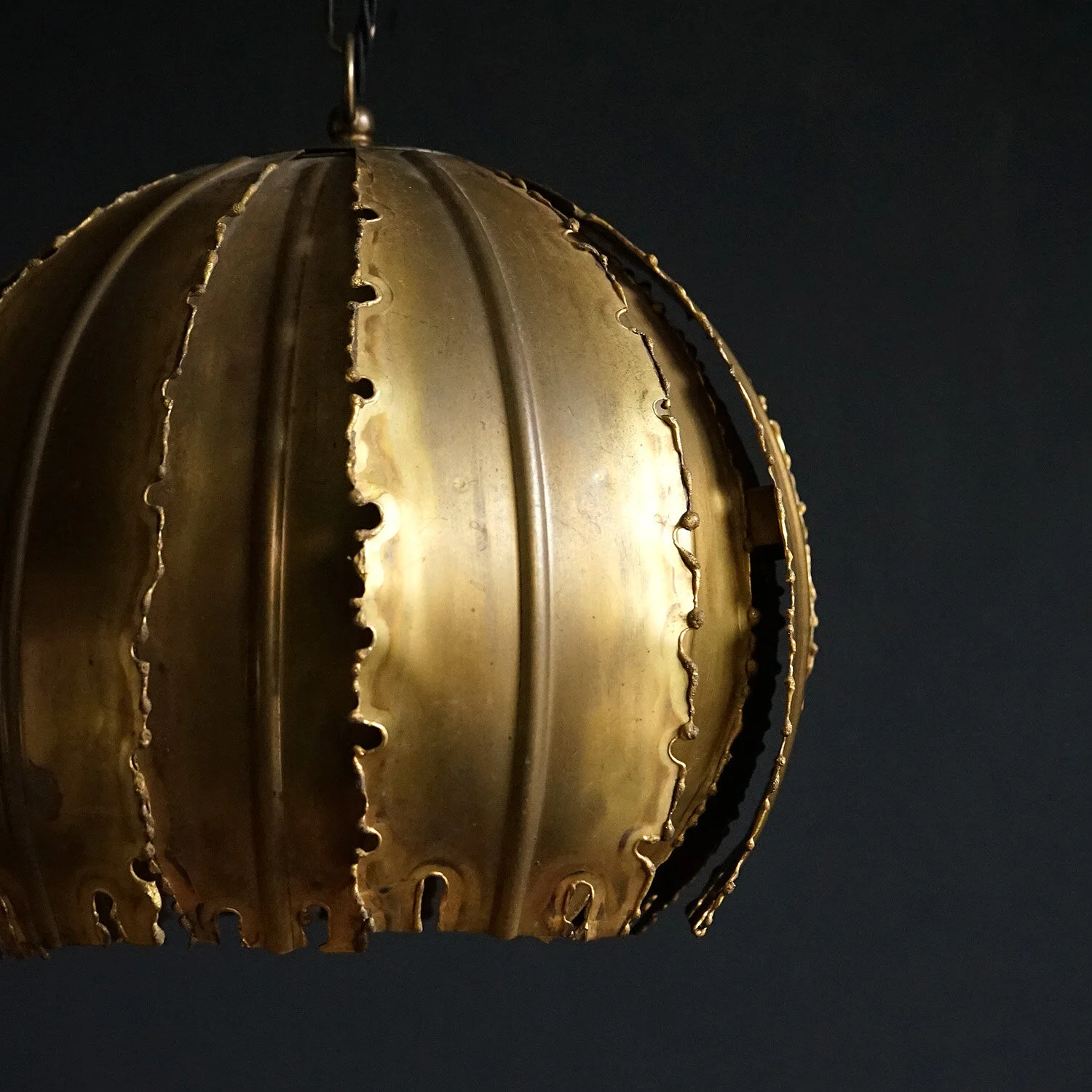 Brutalist Pendant Light by Svend Aage Holm Sørensen, 1960s