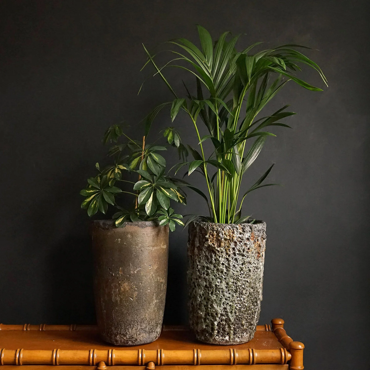 Pair of Vintage Foundry Crucible Pots 