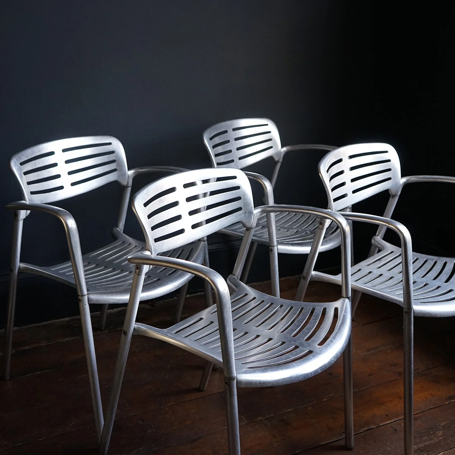 Set of Four 'Toledo' Chairs by Jorge Pensi for Amat, 1980s