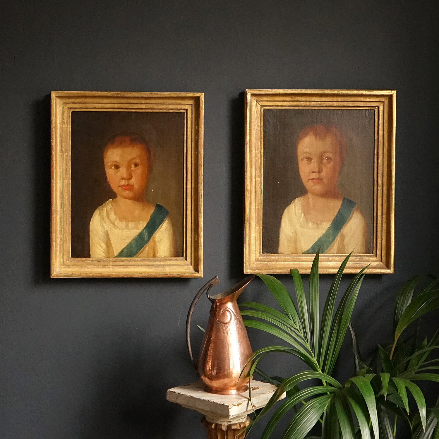 Portraits of Twins From the Polish Aristocracy, 18th Century