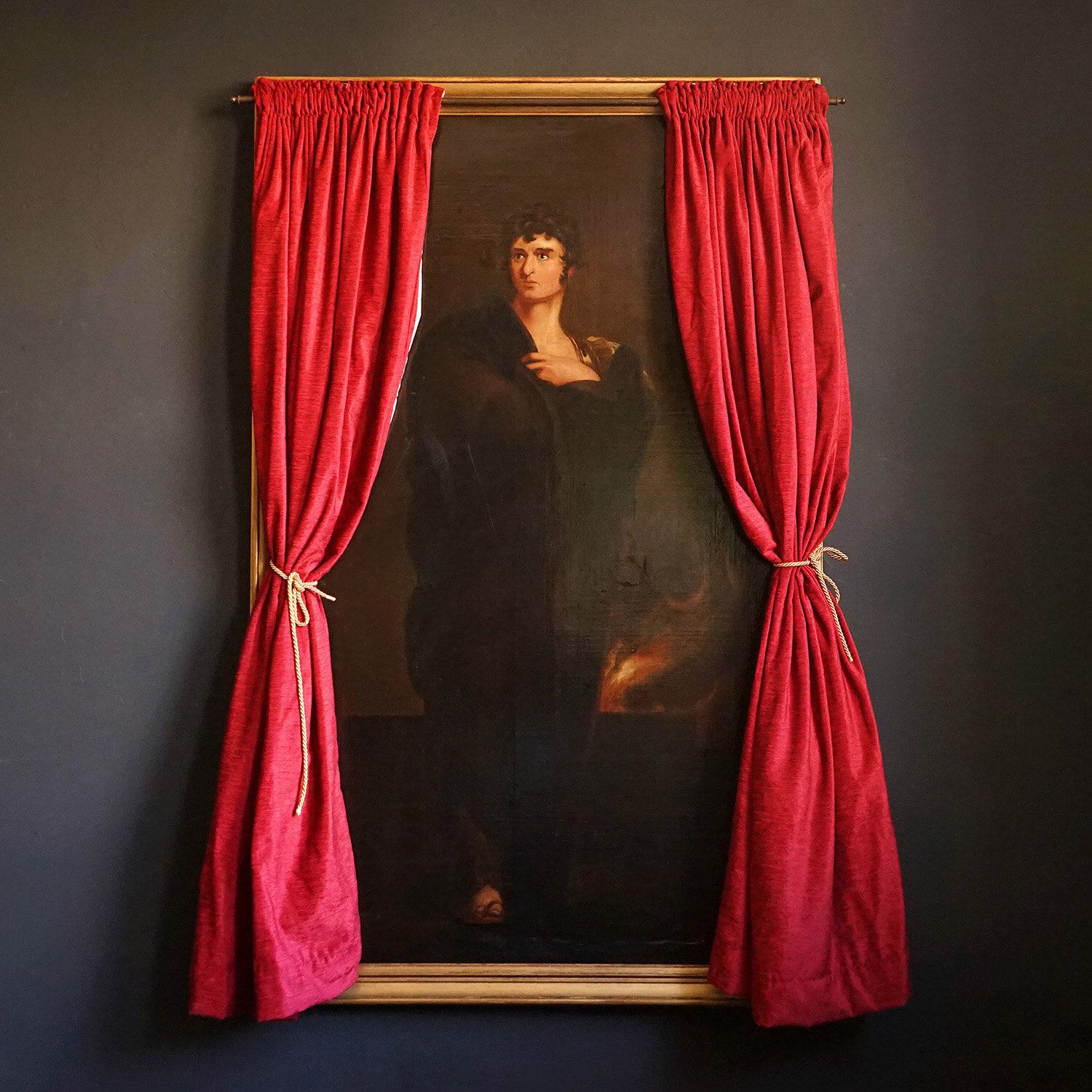 Full Length Portrait of a Thespian, Oil on Canvas, 19th Century