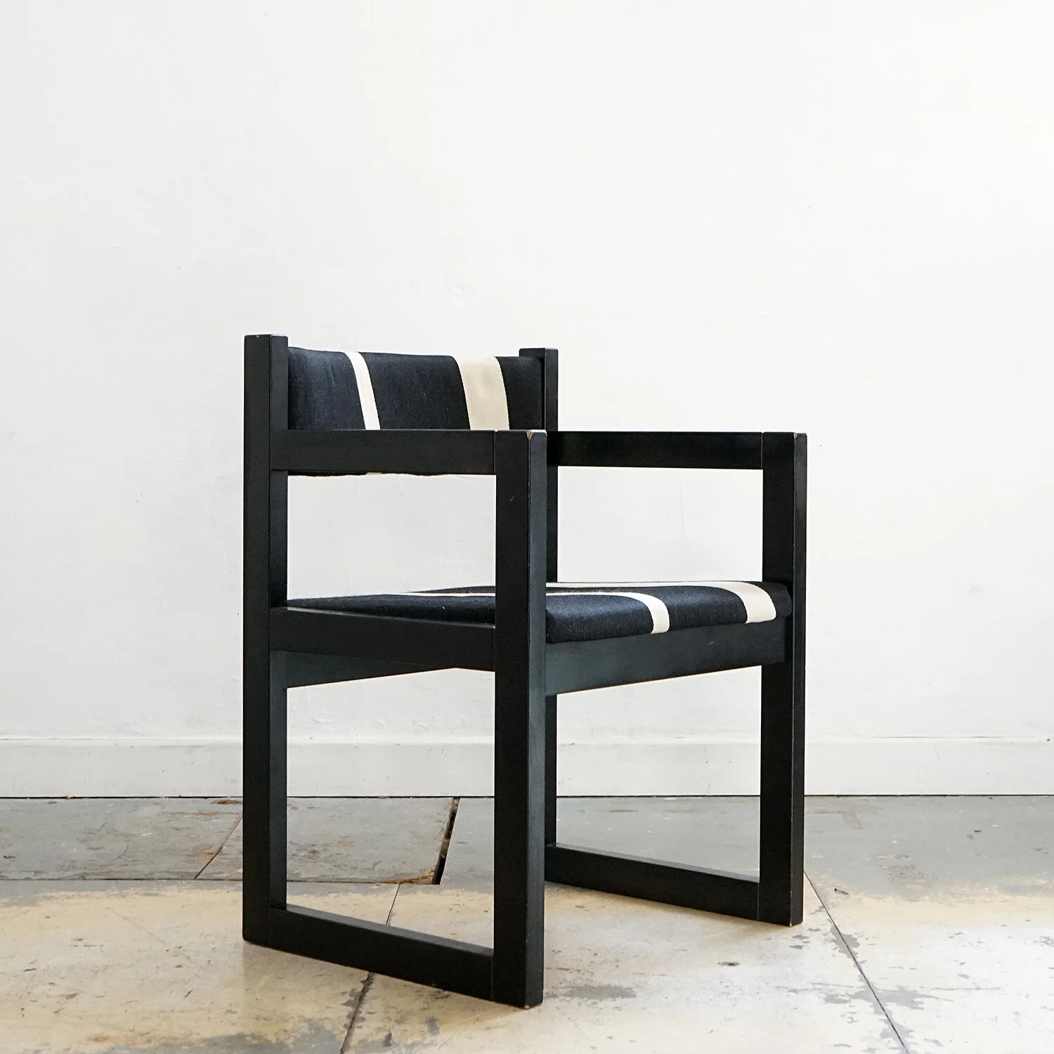 Pair of Ebonised Oak Chairs by Johannes Nørgaard, 1970s