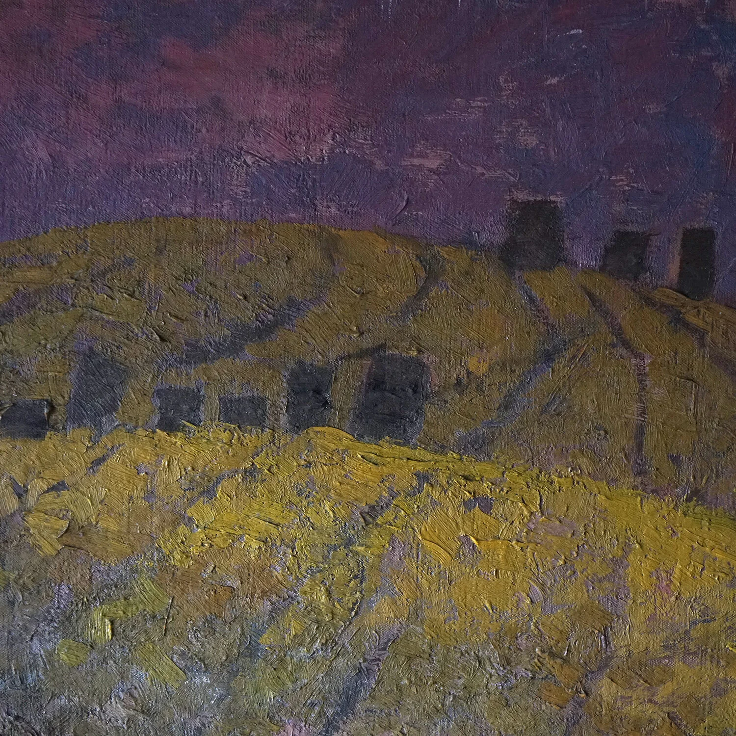 Vivid Expressionist Landscape, Early 20th Century