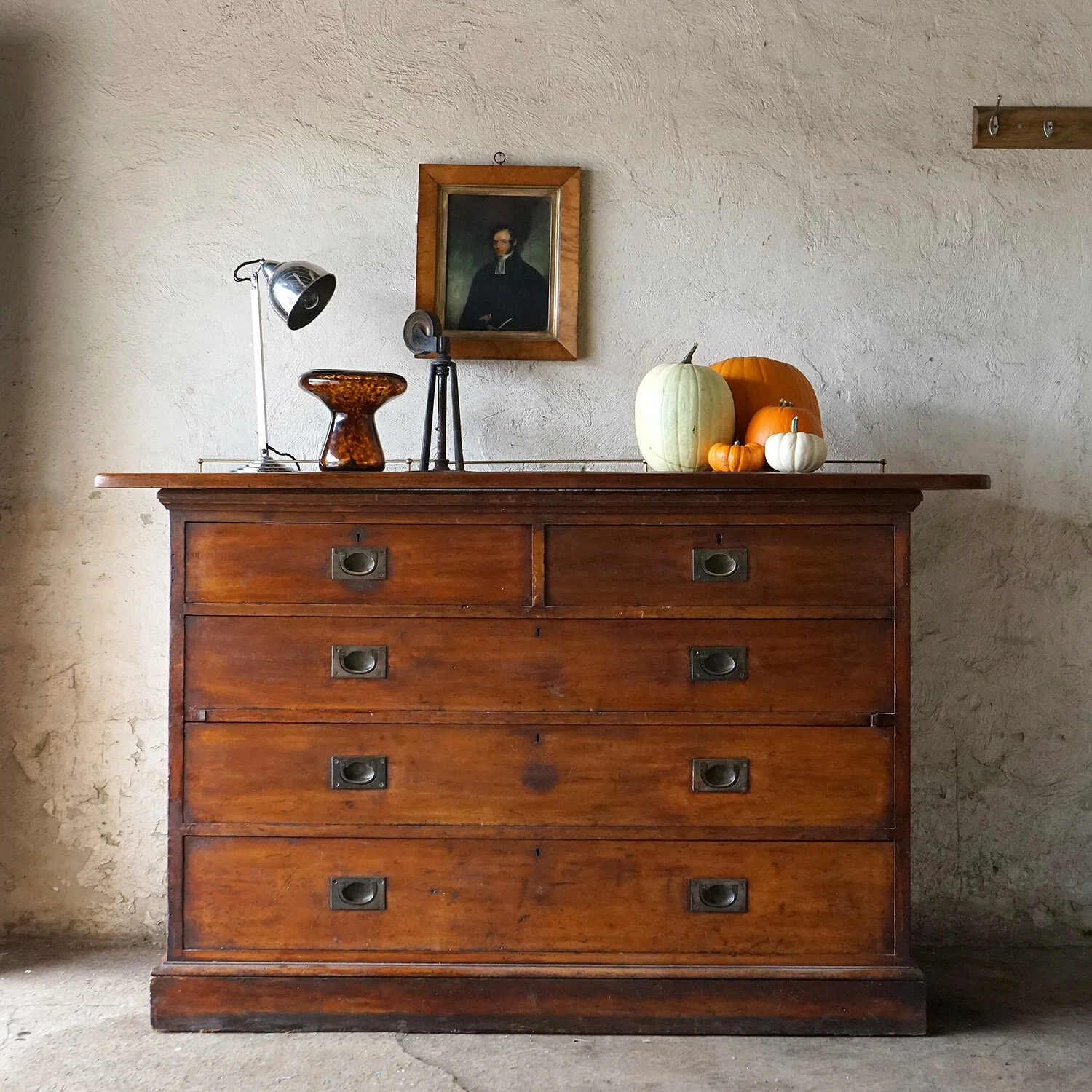 Huge Mahogany Tailor's Chest of Drawers, 19th Century