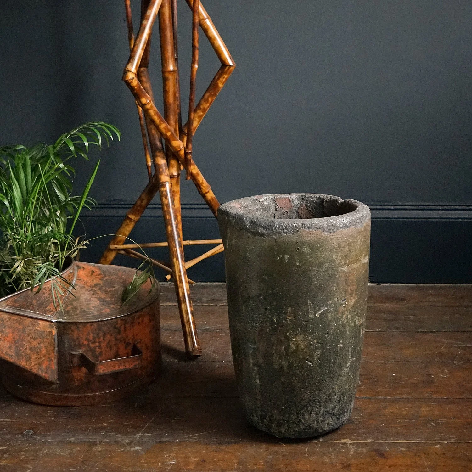Vintage Foundry Crucible Pot