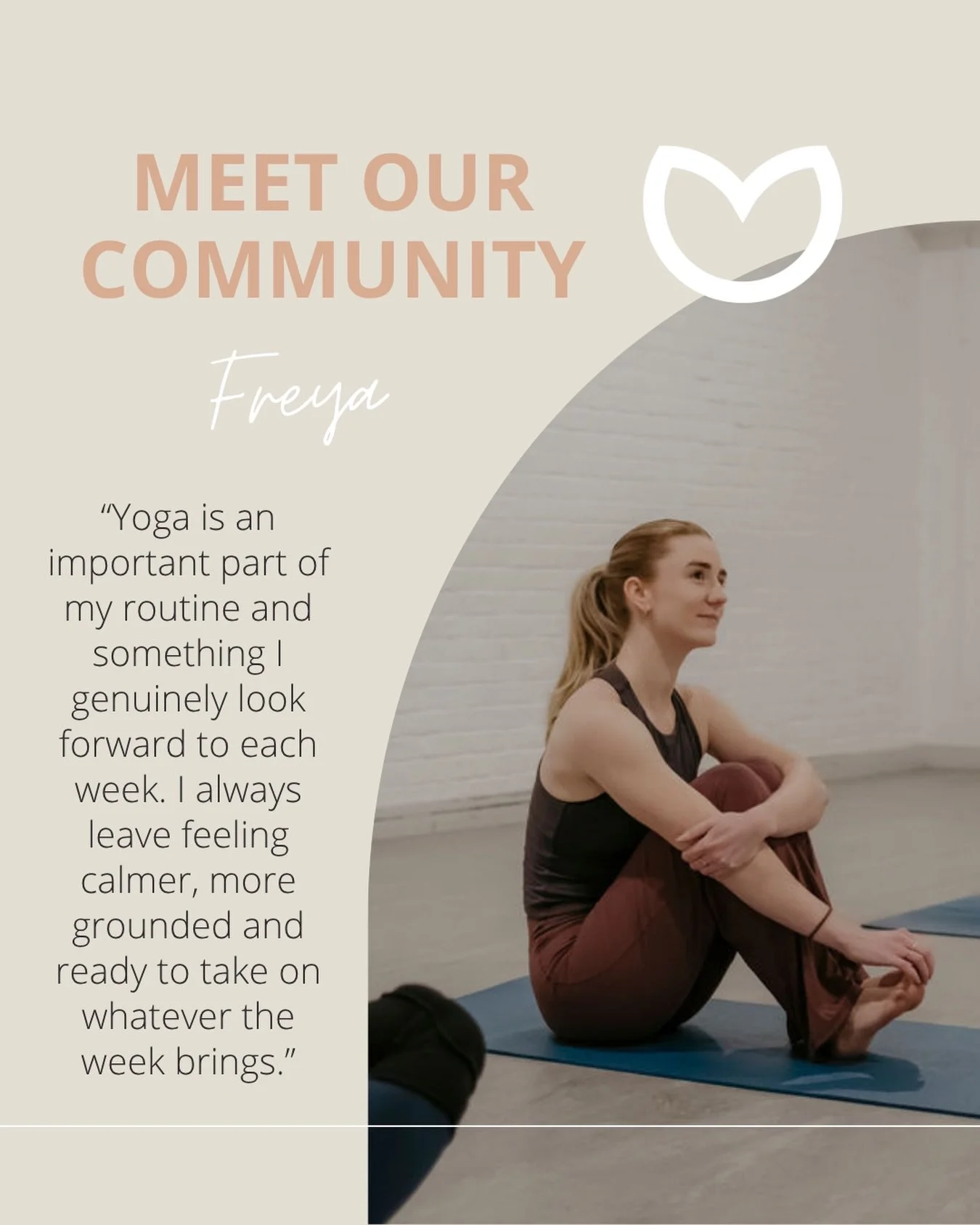 Meet our Community: Freya 🤍

&ldquo;I joined Heartspace after years of going to the gym, looking for a way to move my body that felt more mindful and intentional. At the time, I was grieving the loss of a loved one, and the classes gave me space to 