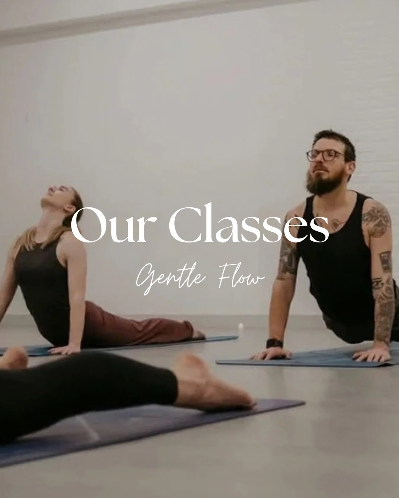 Our Classes: Gentle Flow 🤍

Move gently, breathe deeply and give yourself time to unwind. This welcoming class combines accessible flowing yoga with a deeply restful relaxation, making it ideal if you&rsquo;re new to yoga or simply prefer a slower p