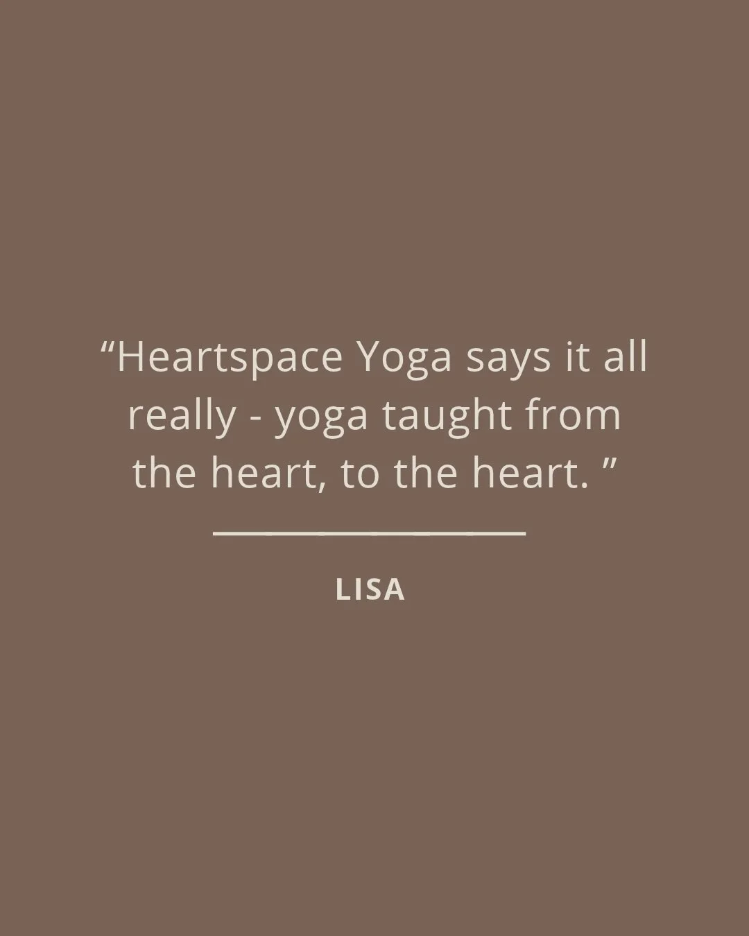 We&rsquo;re always so grateful for your kind words and love hearing how our classes make a difference. ✨

At Heartspace Yoga, we believe yoga is about so much more than the physical practice. It&rsquo;s about creating a space where you feel welcome, 