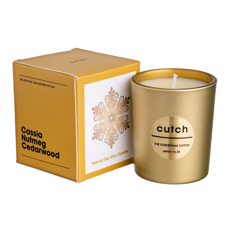 Cassia Nutmeg and Cedarwood 70g Scented Candle
