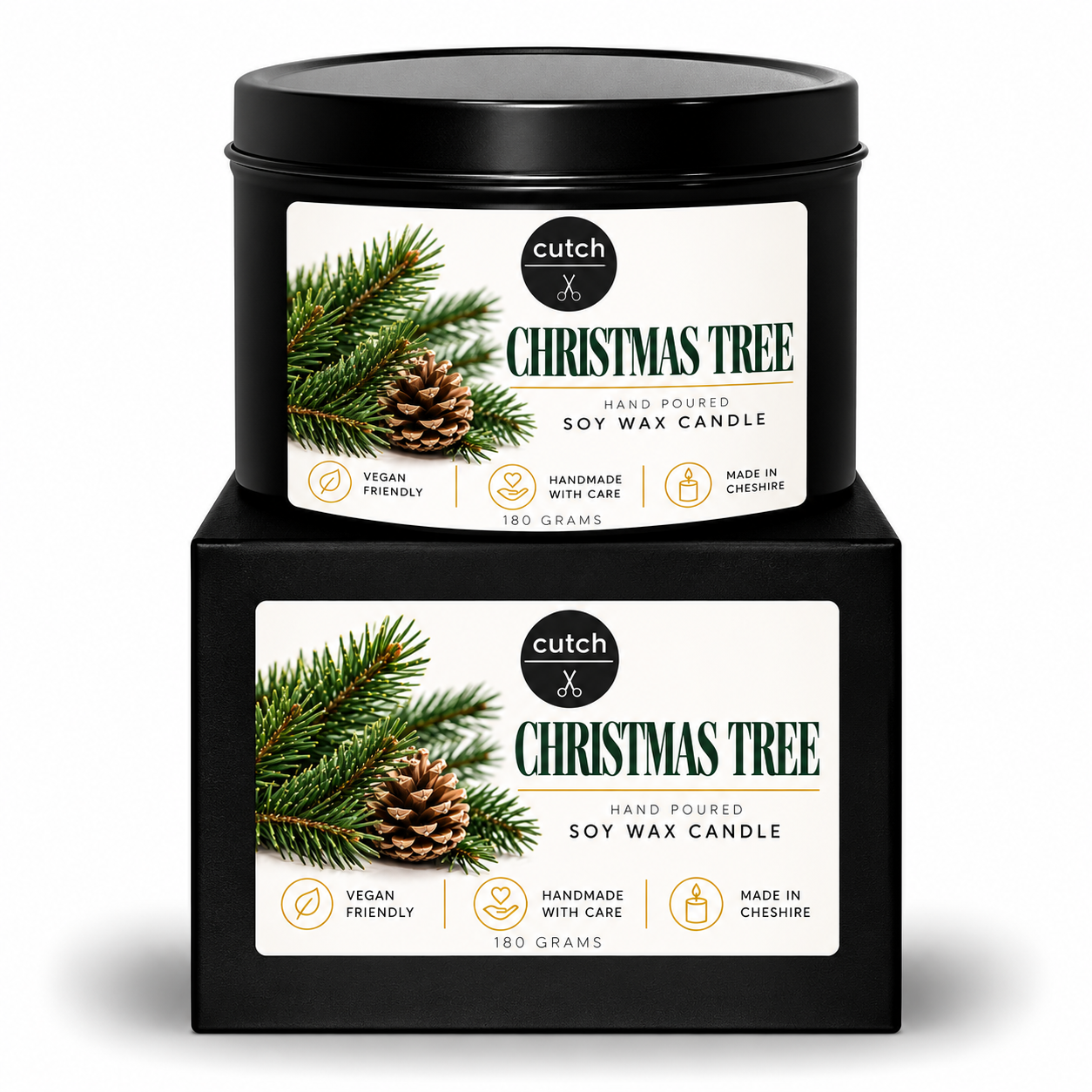 Christmas Tree Soy Wax Candle