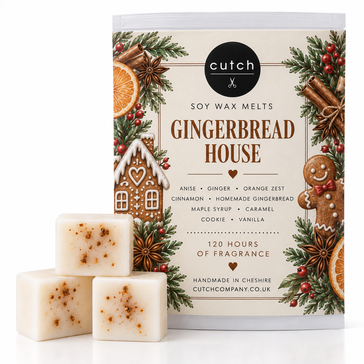Gingerbread House Soy Wax Melts