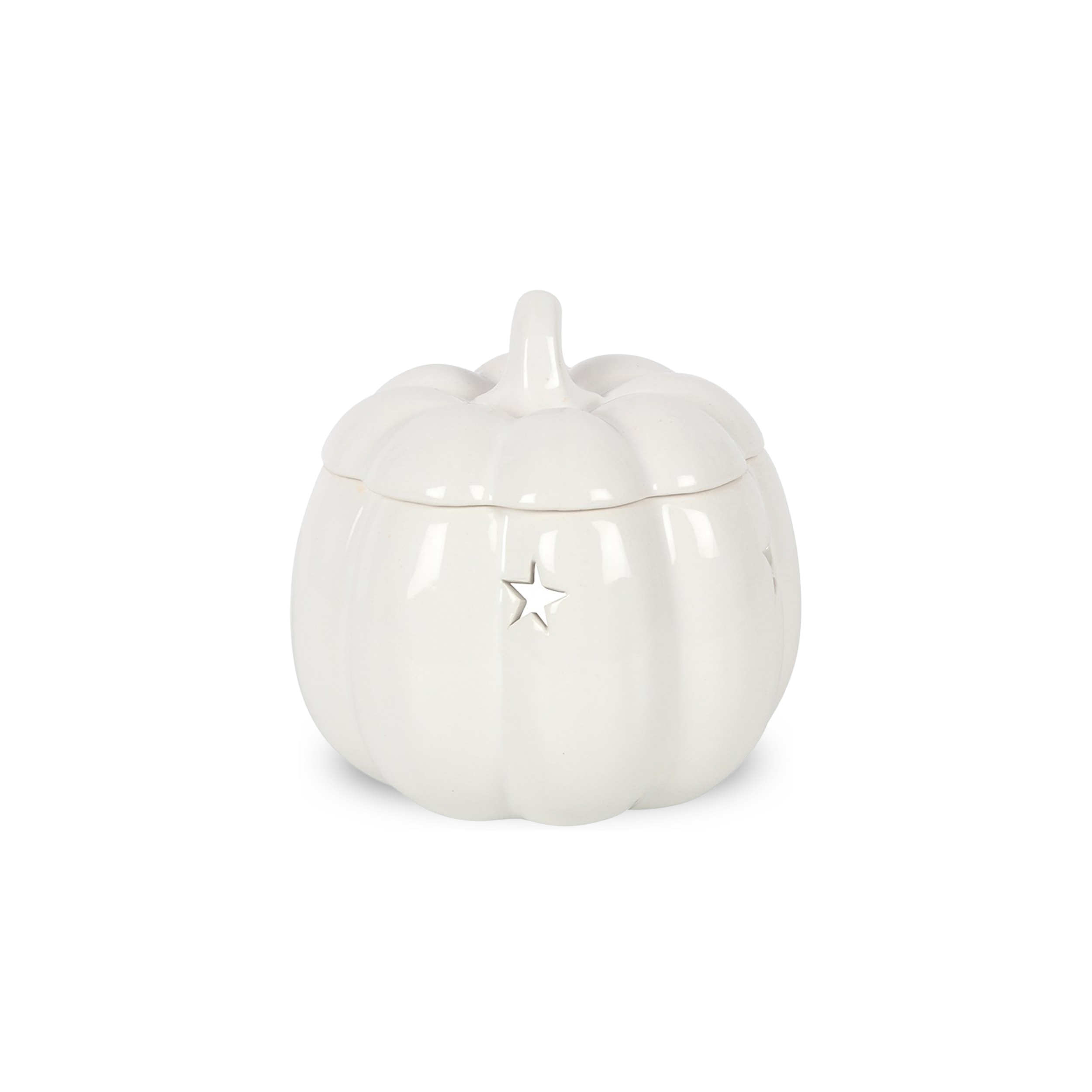 White Ceramic Pumpkin Wax and Oil Burner.png