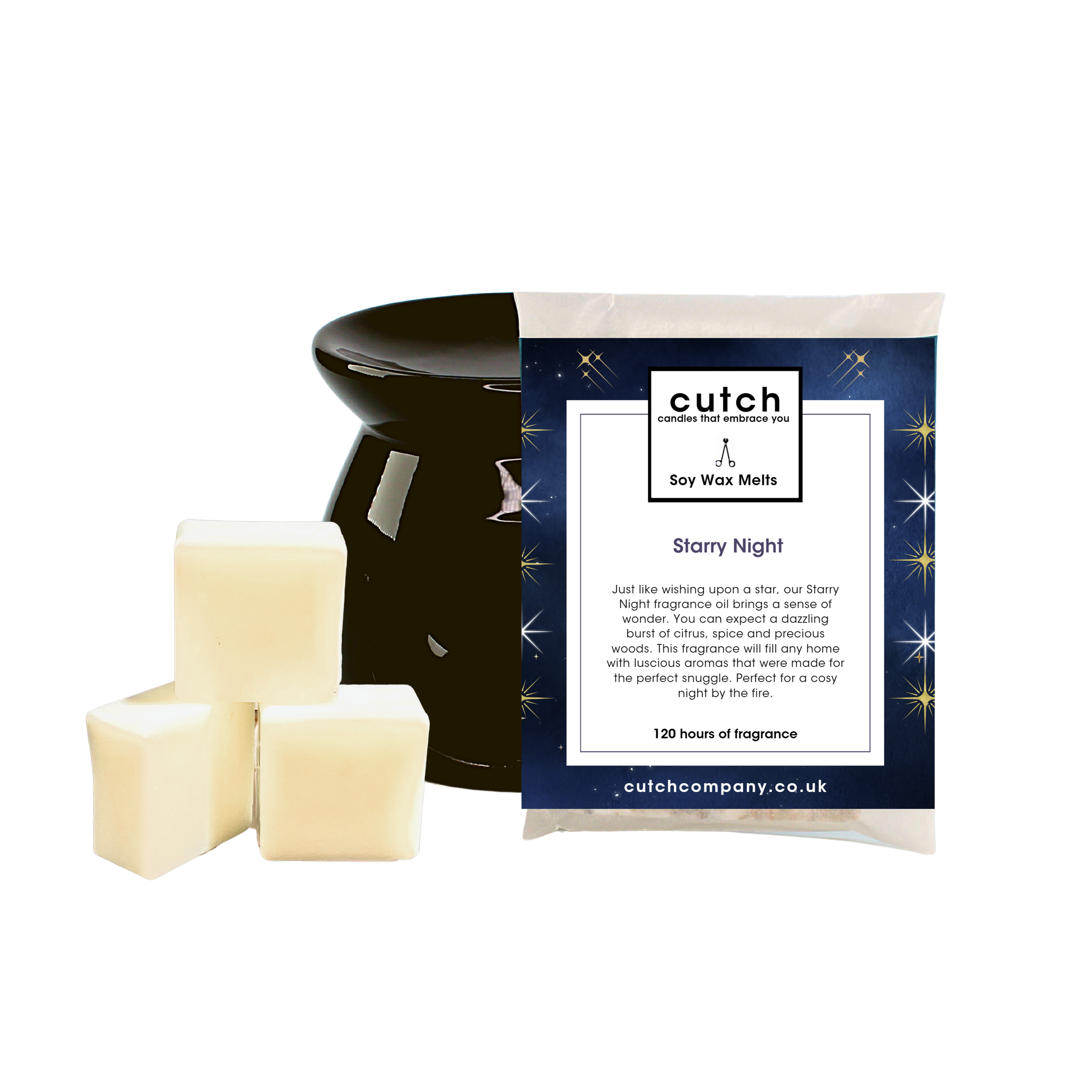 Starry Night wax melts and burner Side View.png