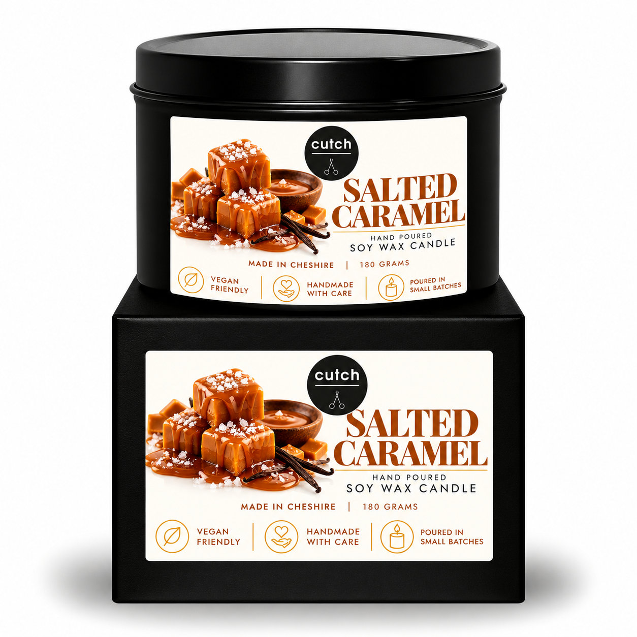 Salted Caramel Soy Wax Candle