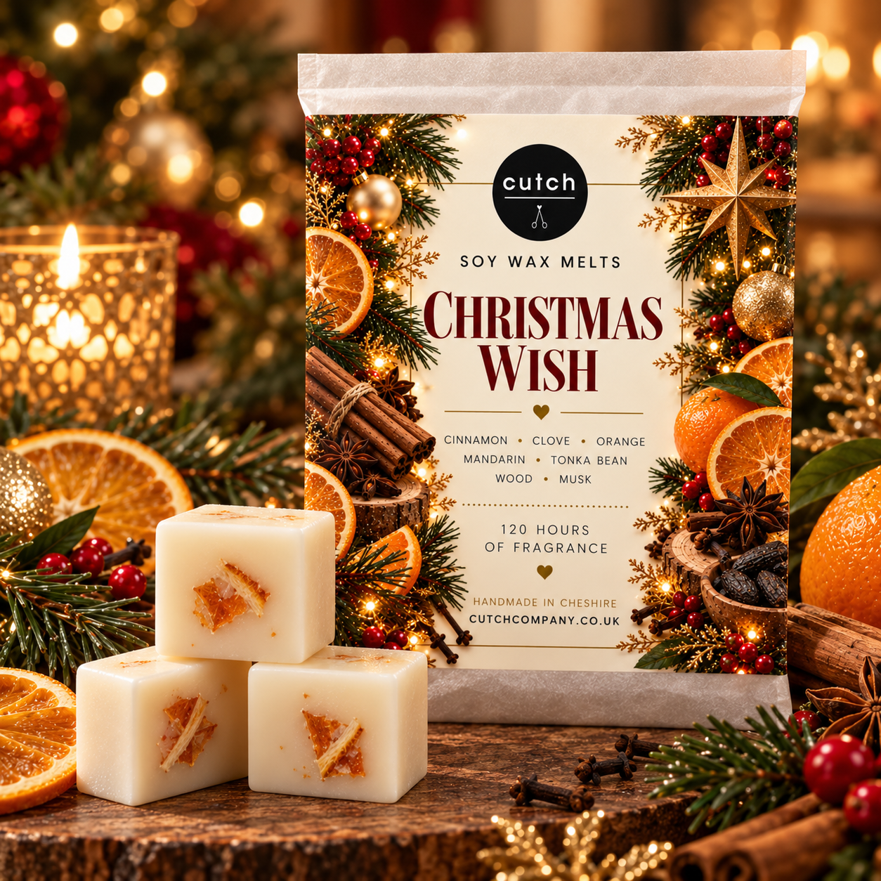 Christmas Wish Wax Melts Lifestyle Shot.png