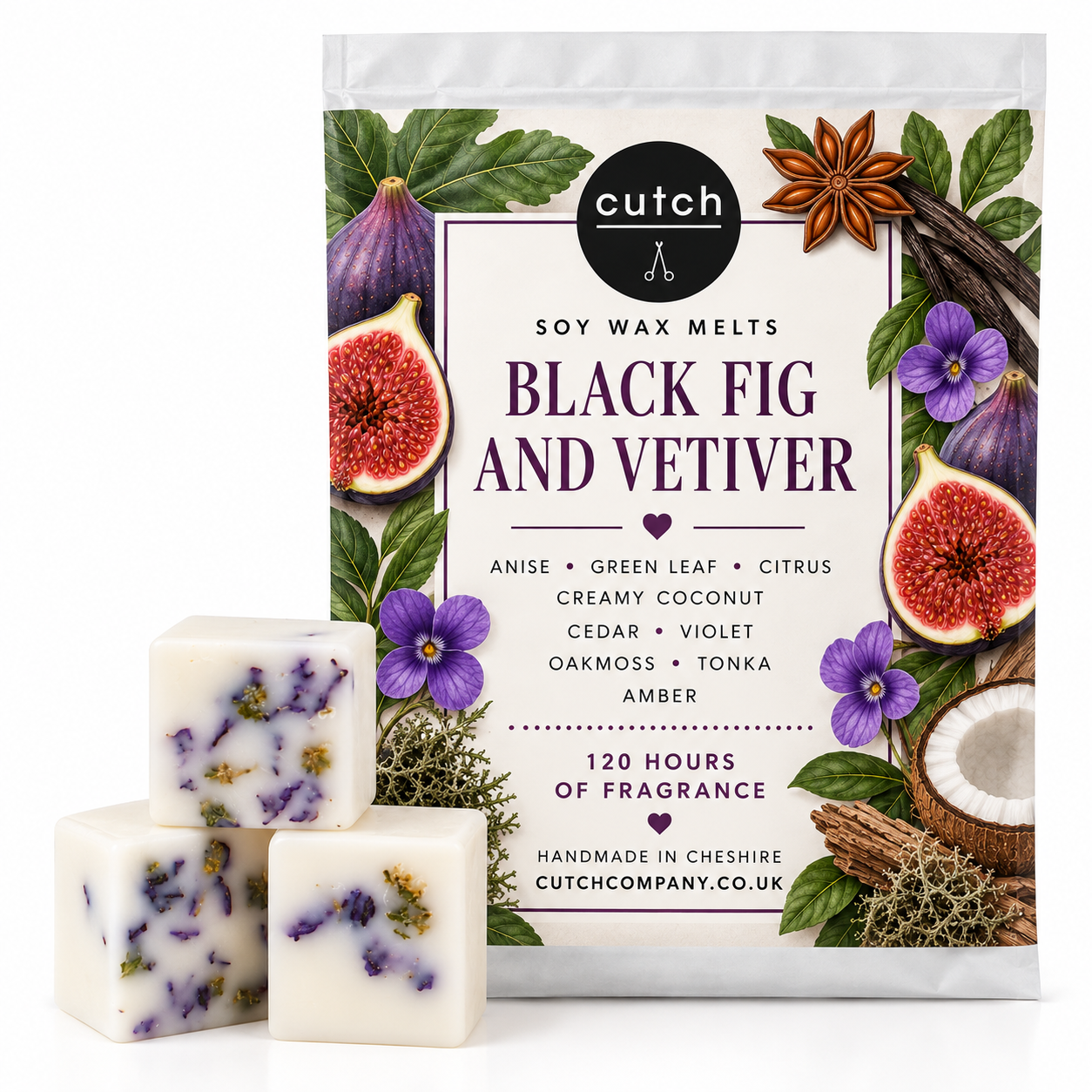 Black Fig and Vetiver Soy Wax Melts