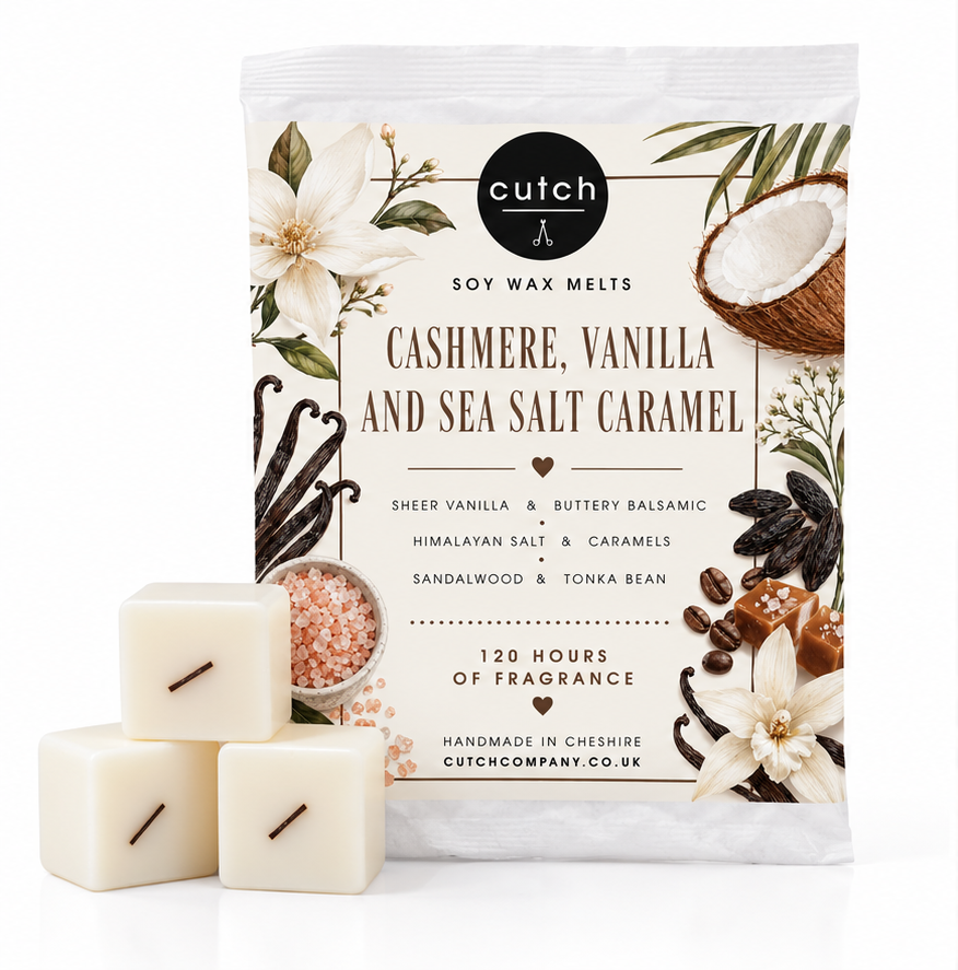 Cashmere, Vanilla and Sea Salt Caramel Soy Wax Melts