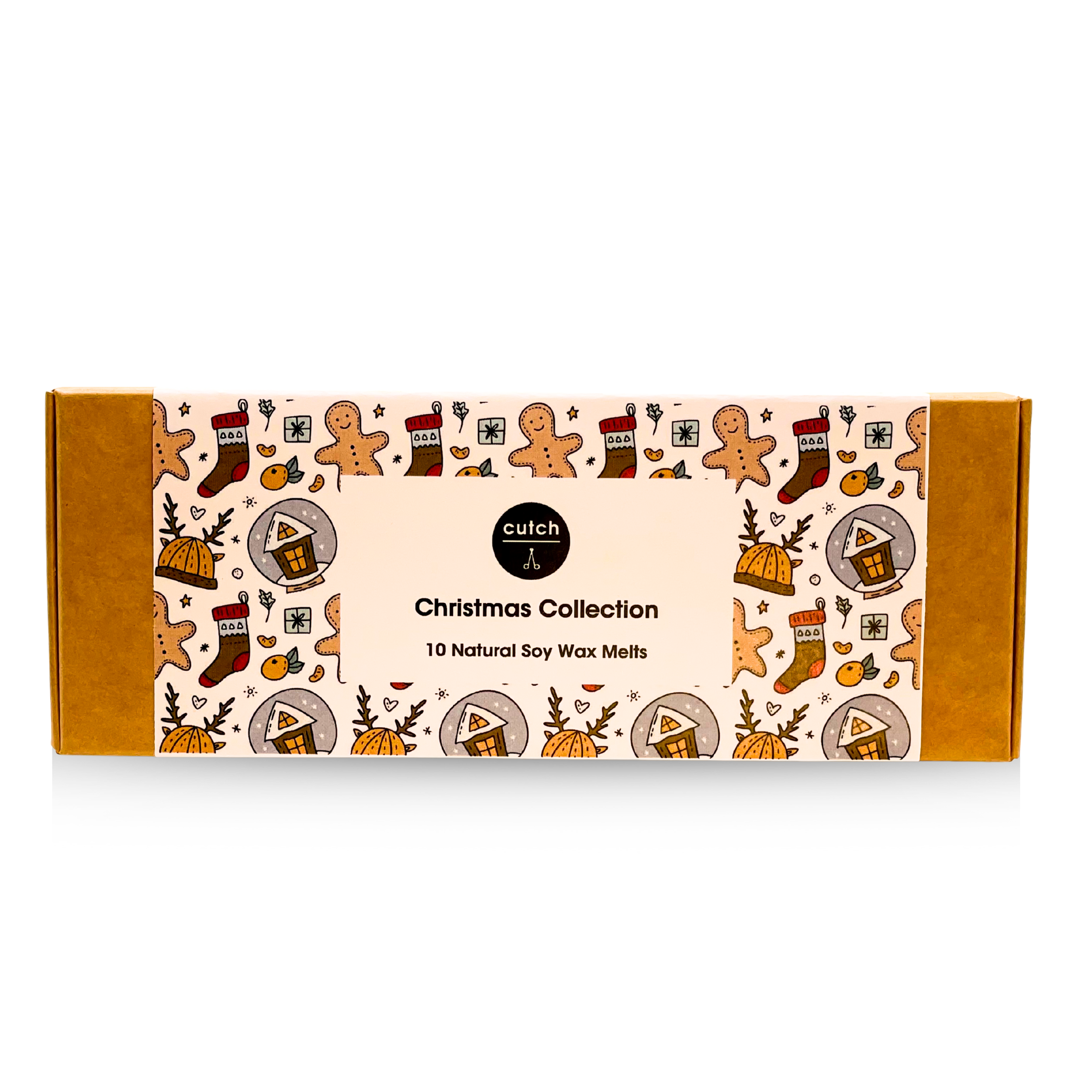 Festive Fragrance Melts (fun Christmas design) - 10 Soy Wax Melts