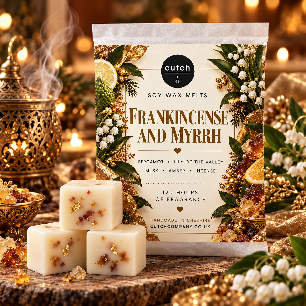 Frankincense and Myrrh Wax Melts Lifestyle Shot.png