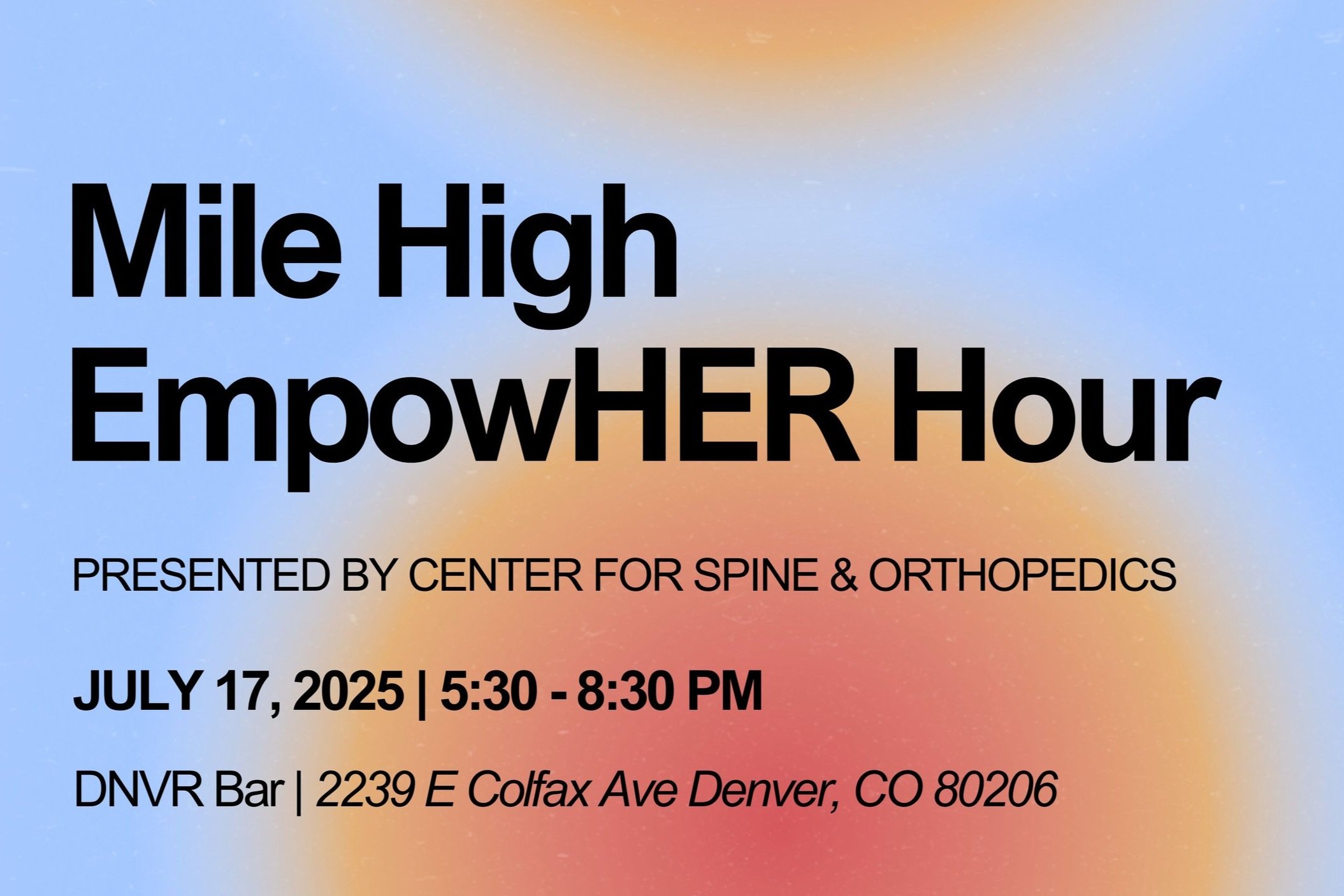 Mile High EmpowHER Hour