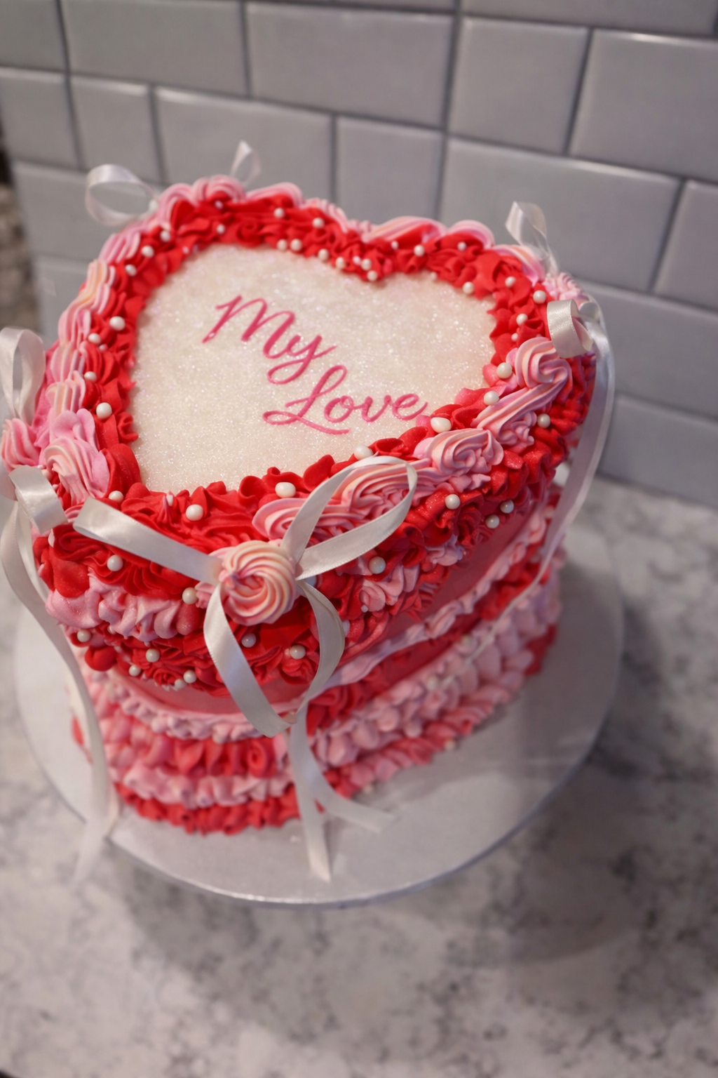 💖 My Love - Heart Cake