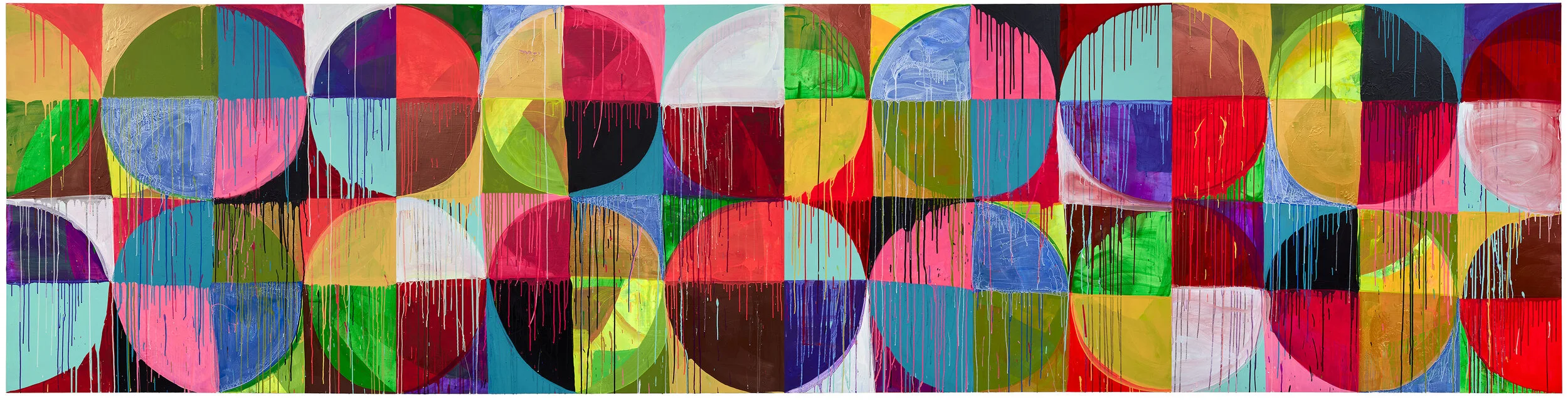 ARTWORK BY MAYA HAYUK COMMISSIONED FOR THE LOBBY OF 445 N. WELLS IN CHICAGO