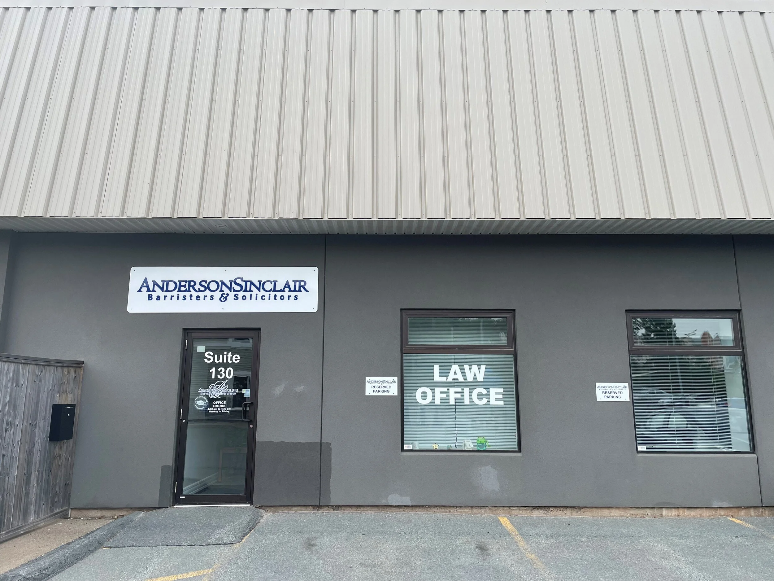Bedford — Anderson Sinclair — Kentville and Bedford Lawyers