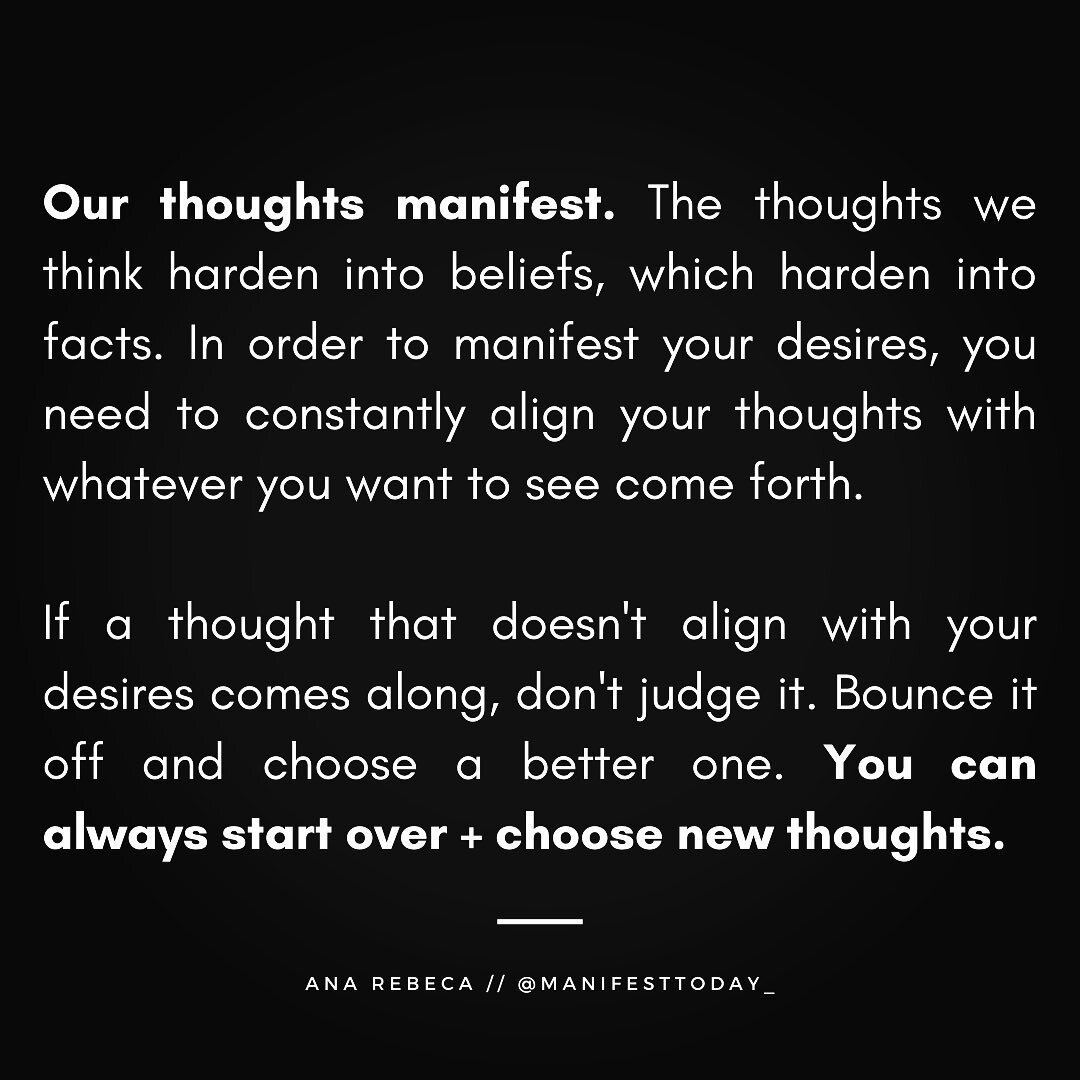 For anyone needing this daily reminder: It is always OK to choose new thoughts if they don&rsquo;t align with what you want. .
.
.
.
.
.
.

#manifesttoday #selflove #selfdiscovery #affirmations #thesecret #dailyaffirmations #lawofattraction #raiseyou