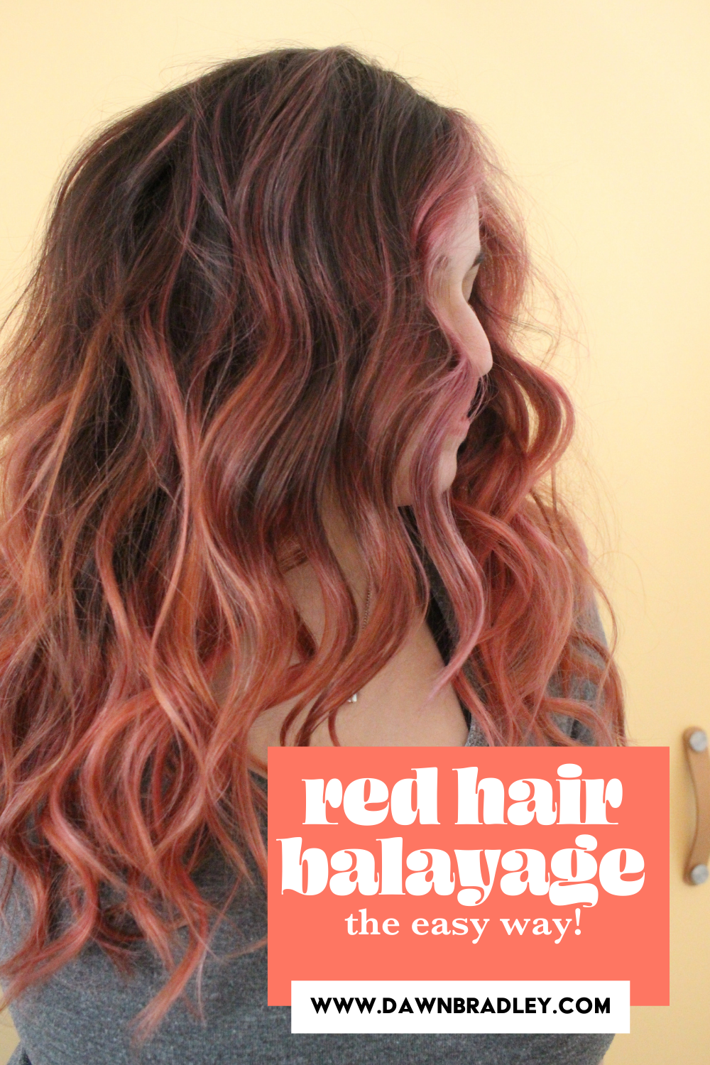 Red Hair Balayage Easy Tips For Every Hairstylist | Dawn Bradley