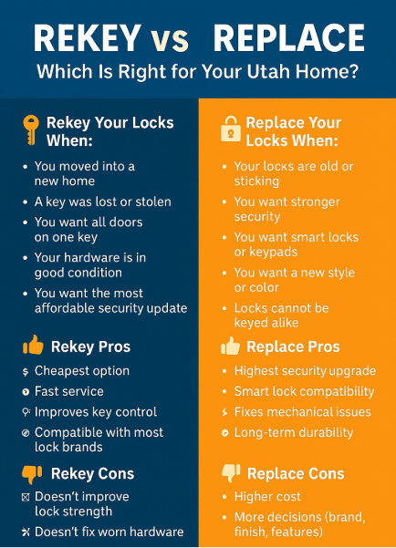 Rekeying vs. Replacing Your Locks: Pros &amp; Cons