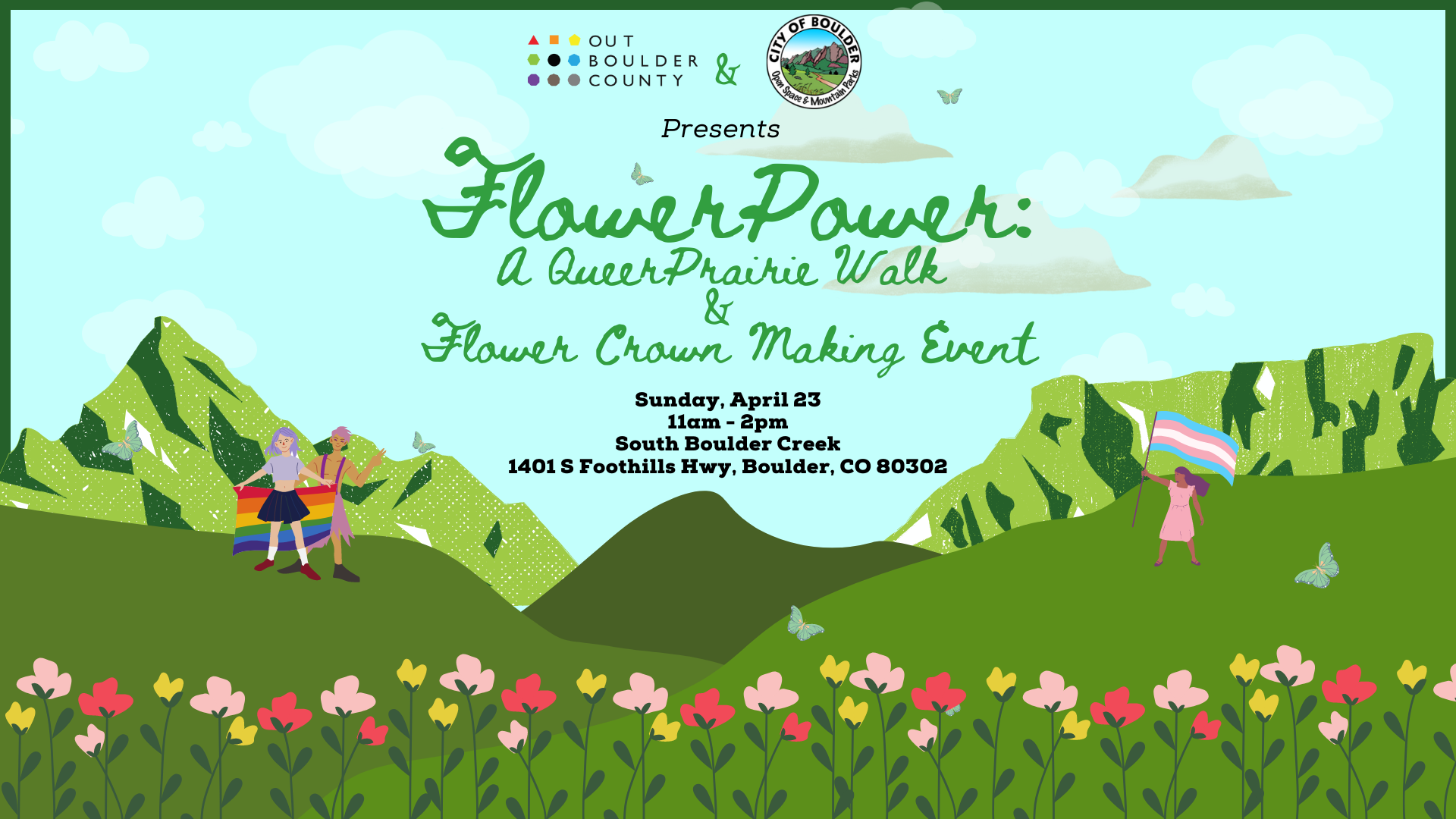 Flower Power A Queer Prairie Walk and Flower Crown Making Event — Out