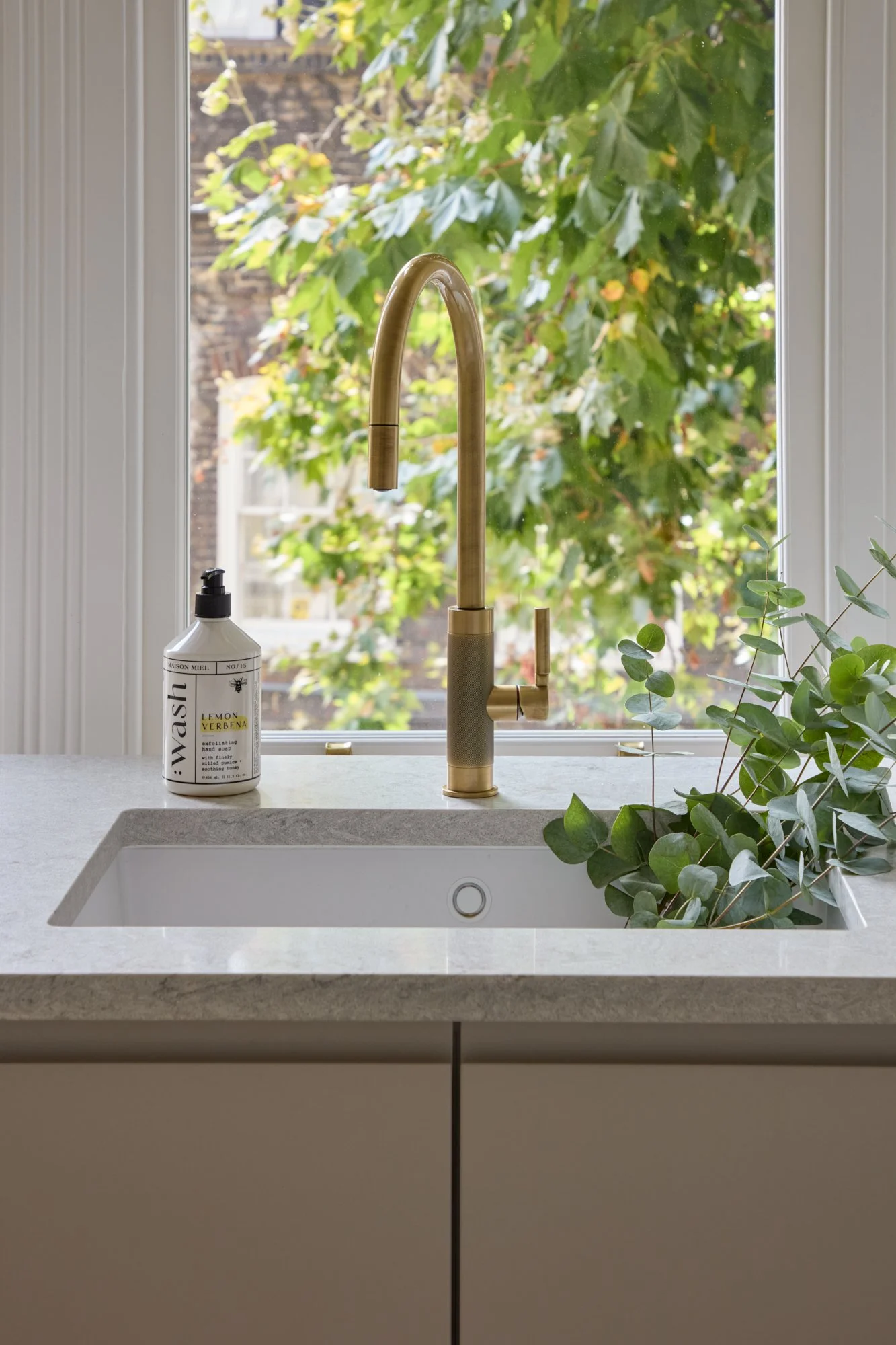 PAD Kitchen | Wimbledon Collection | Antique Brass Quooker | Bloomsbury, London.jpg