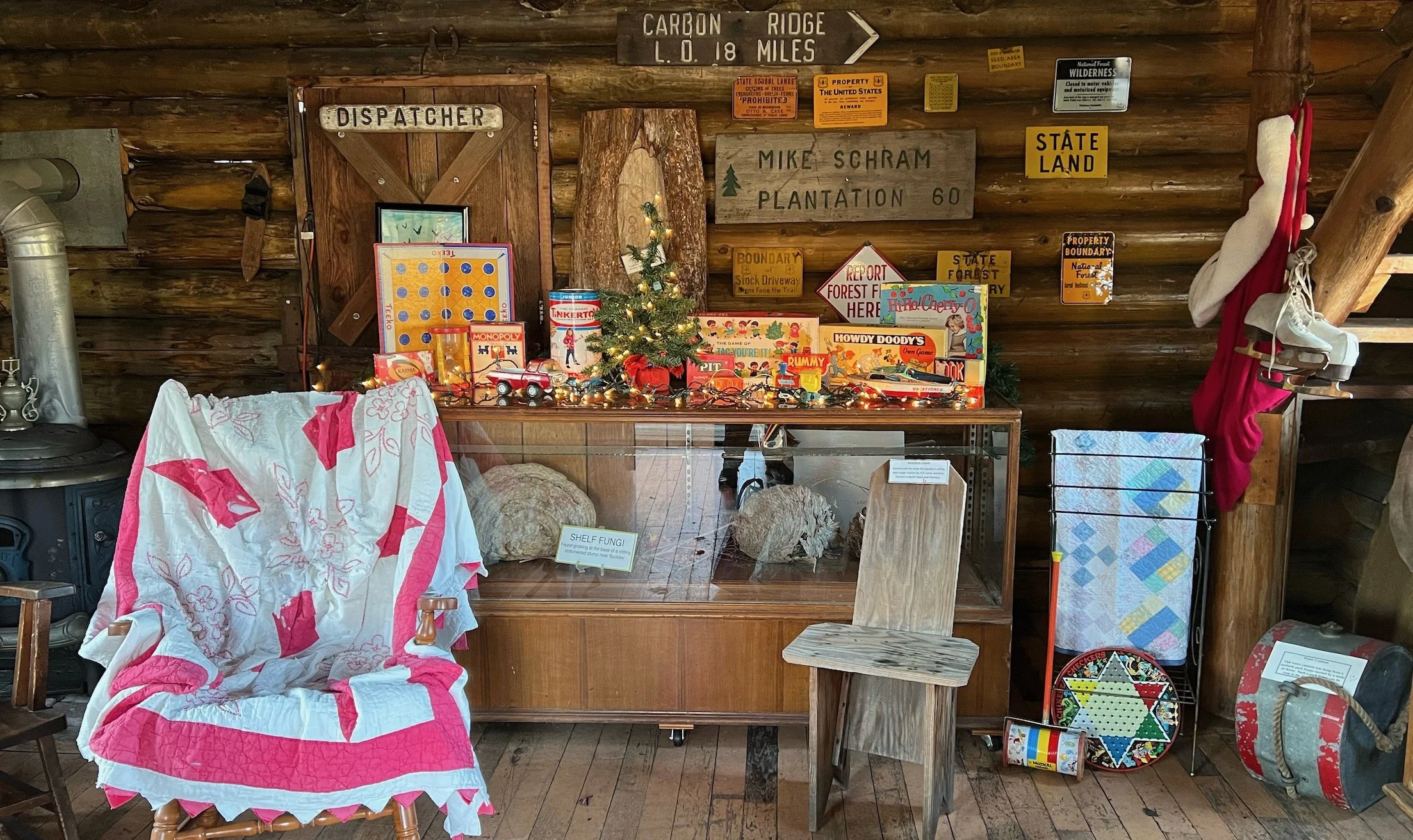 Mrs Santa at the Cabin
