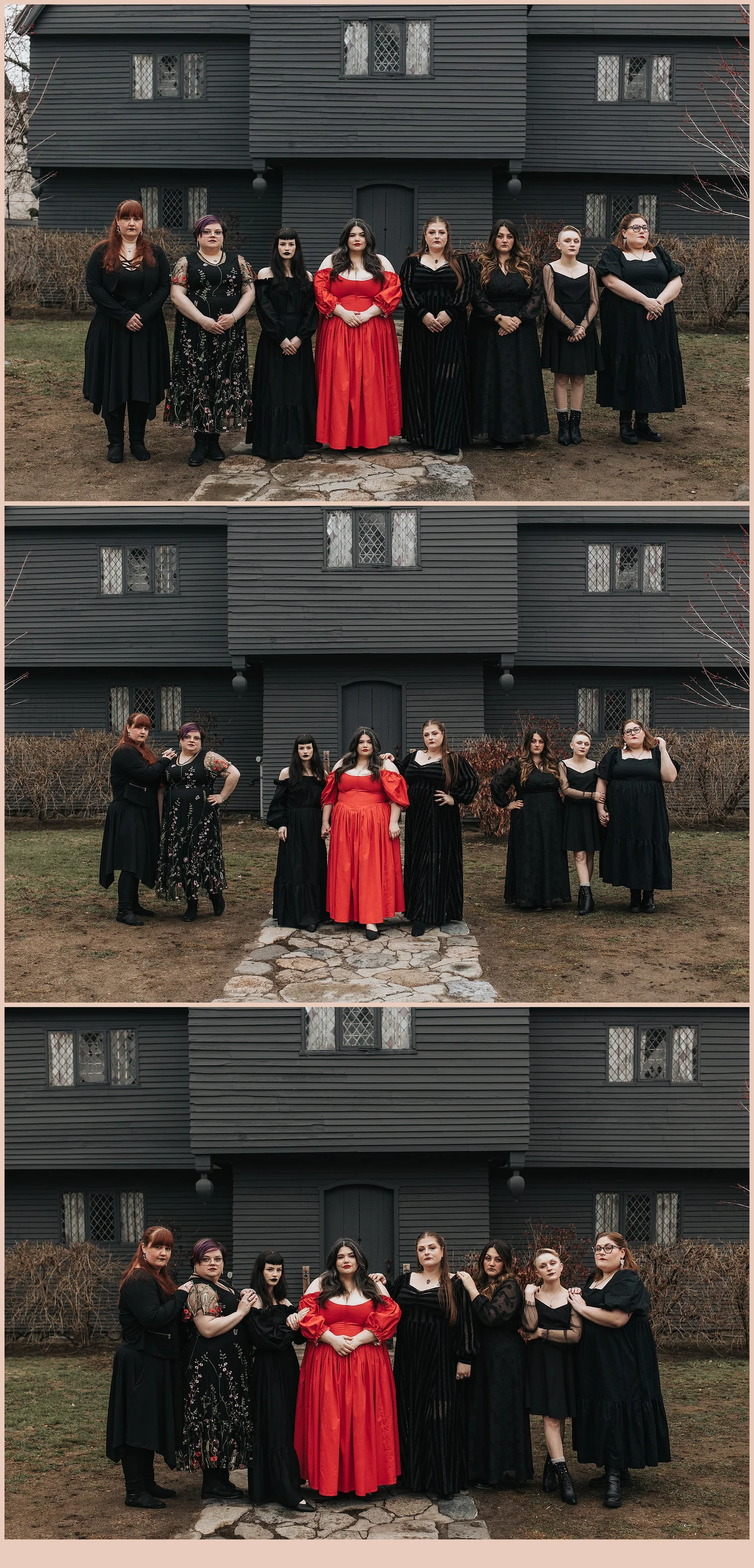 A Witchy Bachelorette Party Photoshoot in Salem, Massachusetts