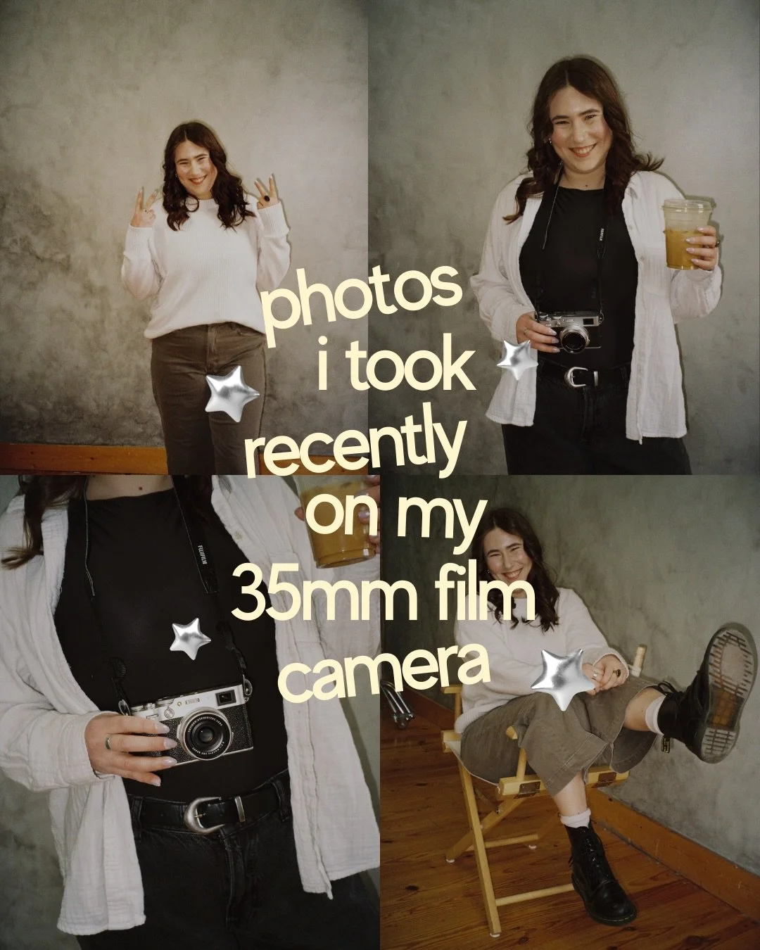 okay, these aren&rsquo;t my usual portraits. most of them aren&rsquo;t portraits at all! but i thought it might be fun to give you a little peak into my life lately, as seen on my point-and-shoot film camera 🎞️ 

so if you&rsquo;ve ever wondered wha