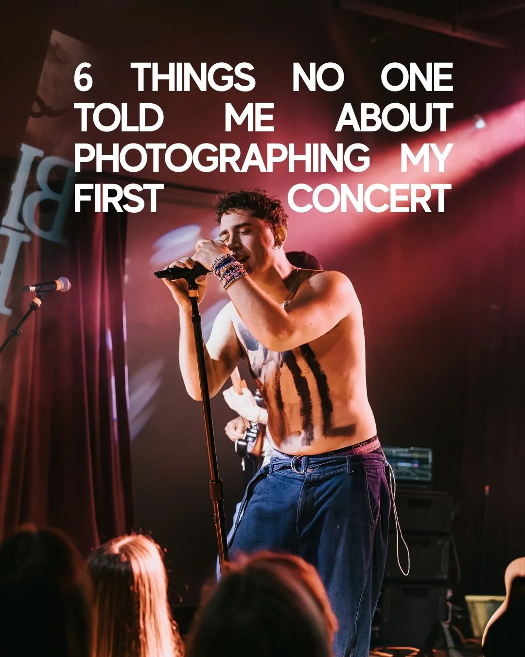 at the end of last year, i photographed my first concert. here are a couple things i would tell myself (or any new concert photographers) if i could go back!!

very excited to continue working on my 2026 goal of shooting more shows 🙂&zwj;↕️

photos 