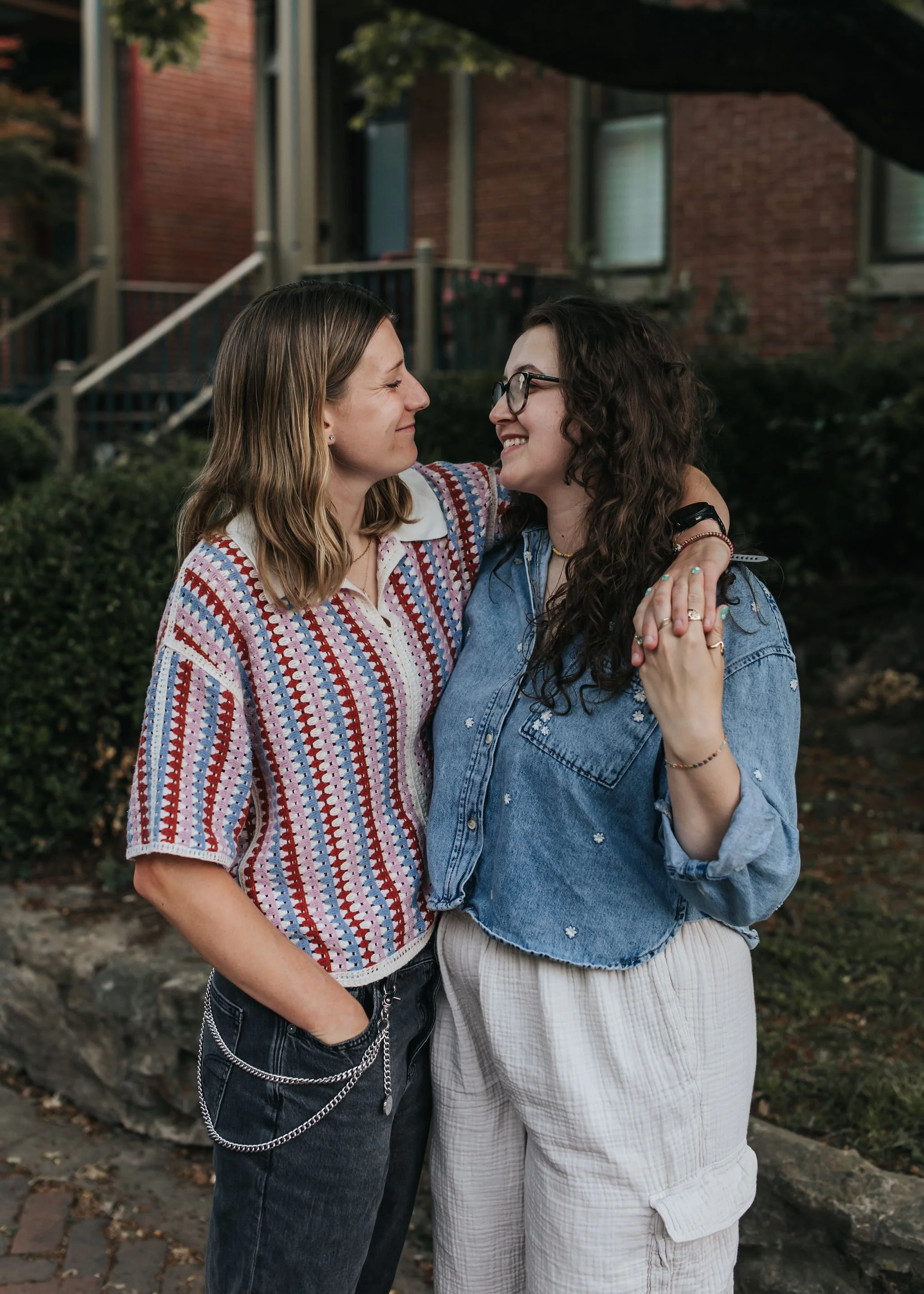 Colorful LGBTQ+ Engagement Photos in Nashville, TN