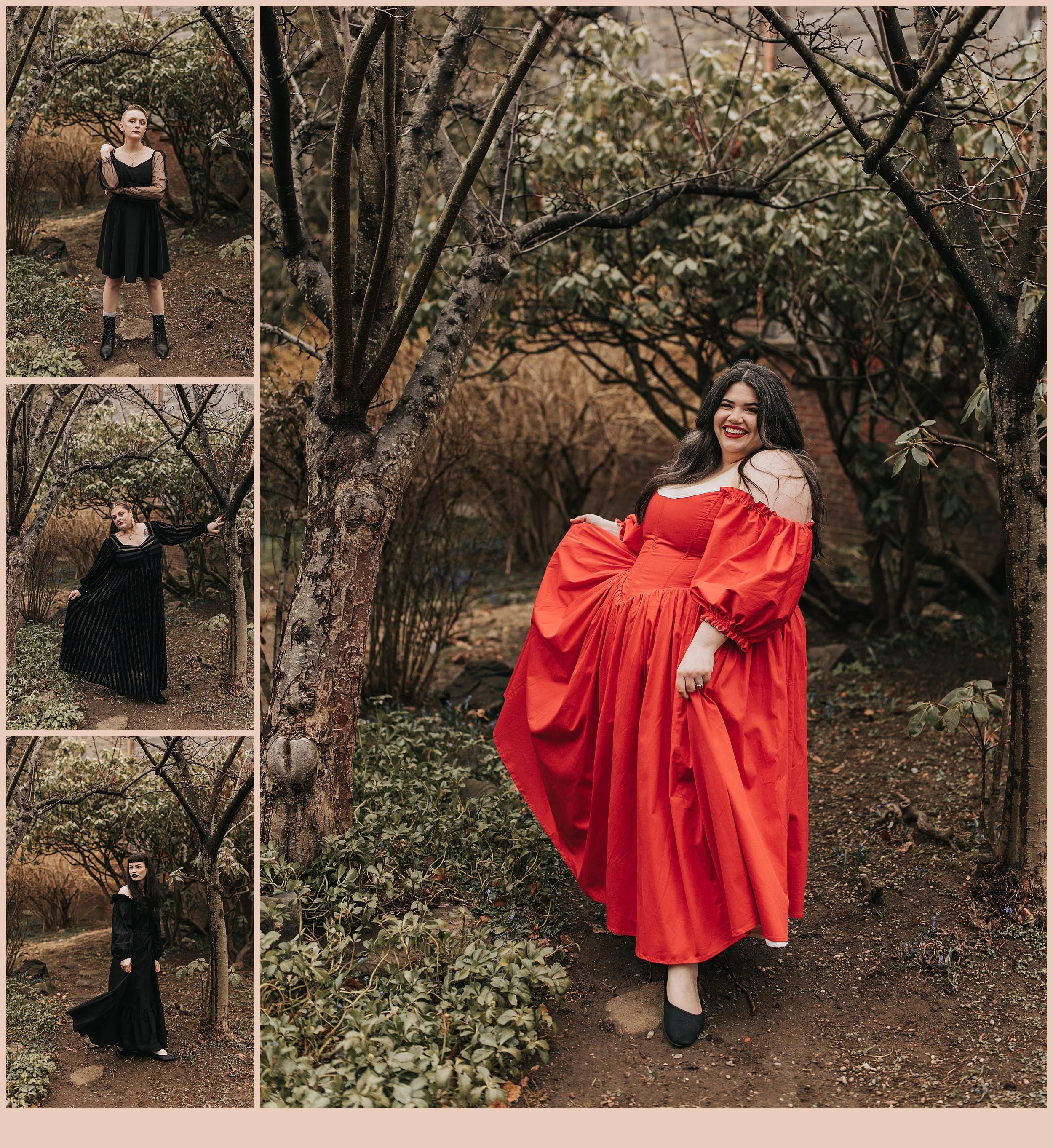 A Witchy Bachelorette Party Photoshoot in Salem, Massachusetts