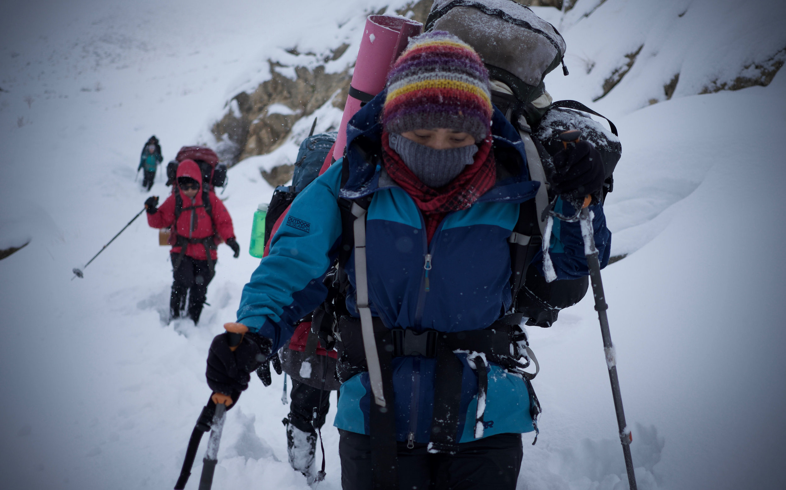 For Afghan Women Mountaineers, Uphill Battles Begin Before The Climb :  Parallels : NPR