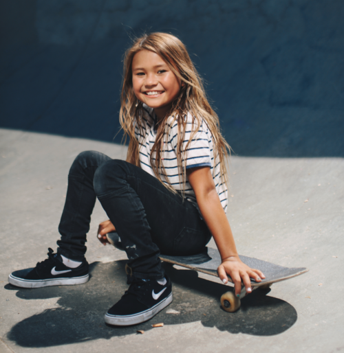 Skateboarding prodigy and Olympic hopeful Sky Brown is always looking up