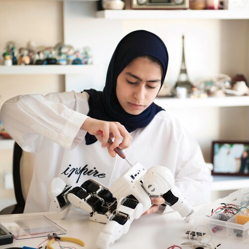 18-year-old inventor Fatima Alkaabi on why the world needs girls to study AI 