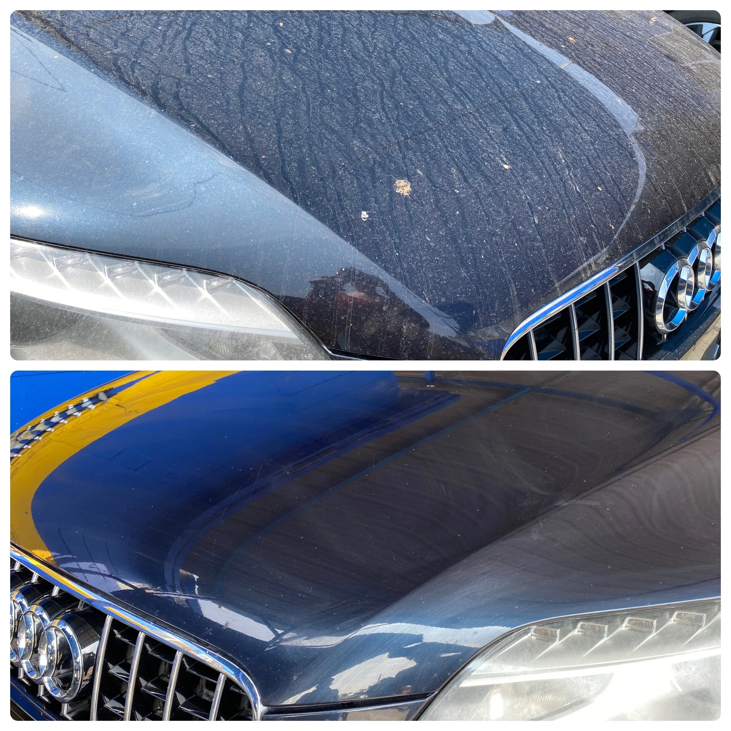Clean Car Hood